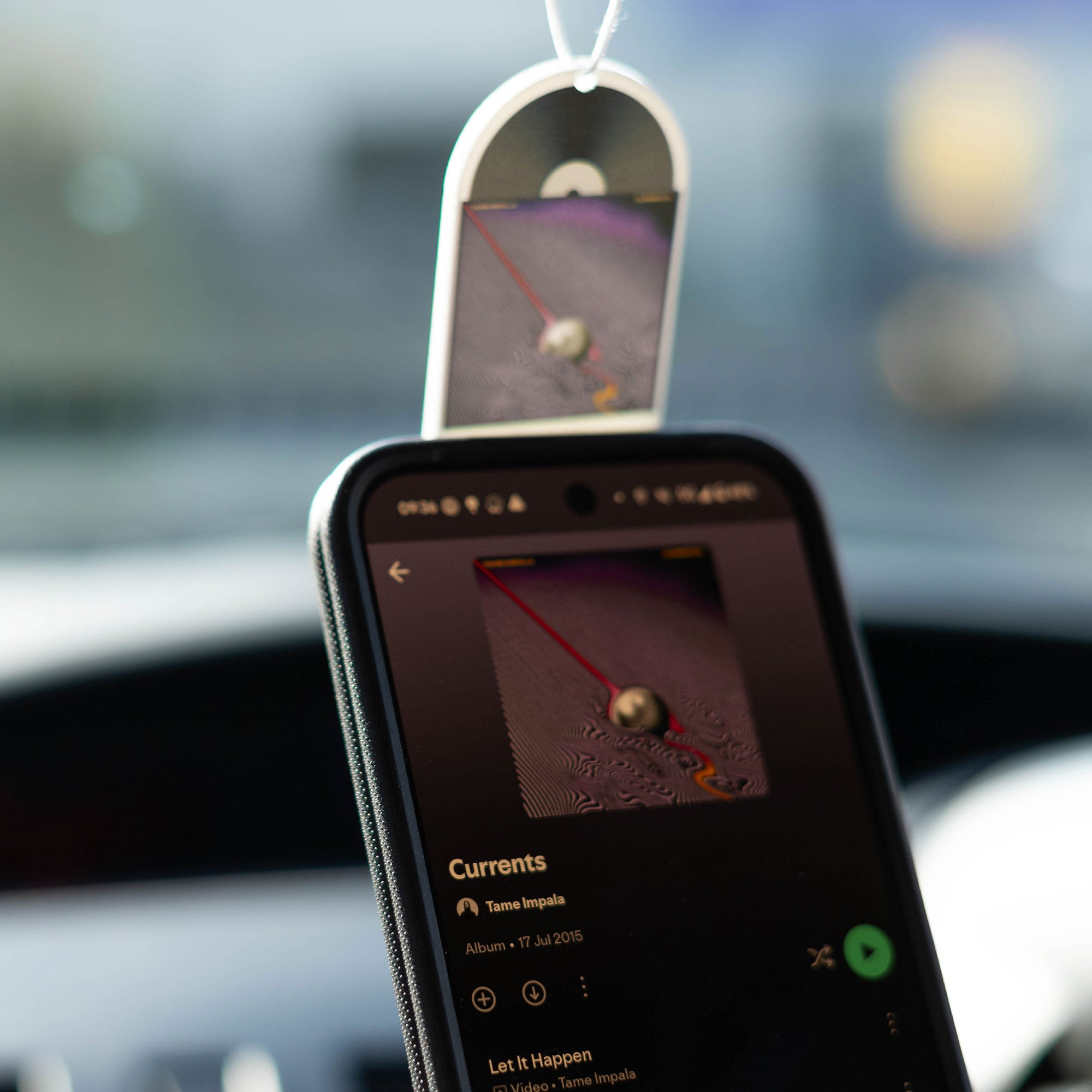 Personalised Printed Song Playing Photo Car Ornament