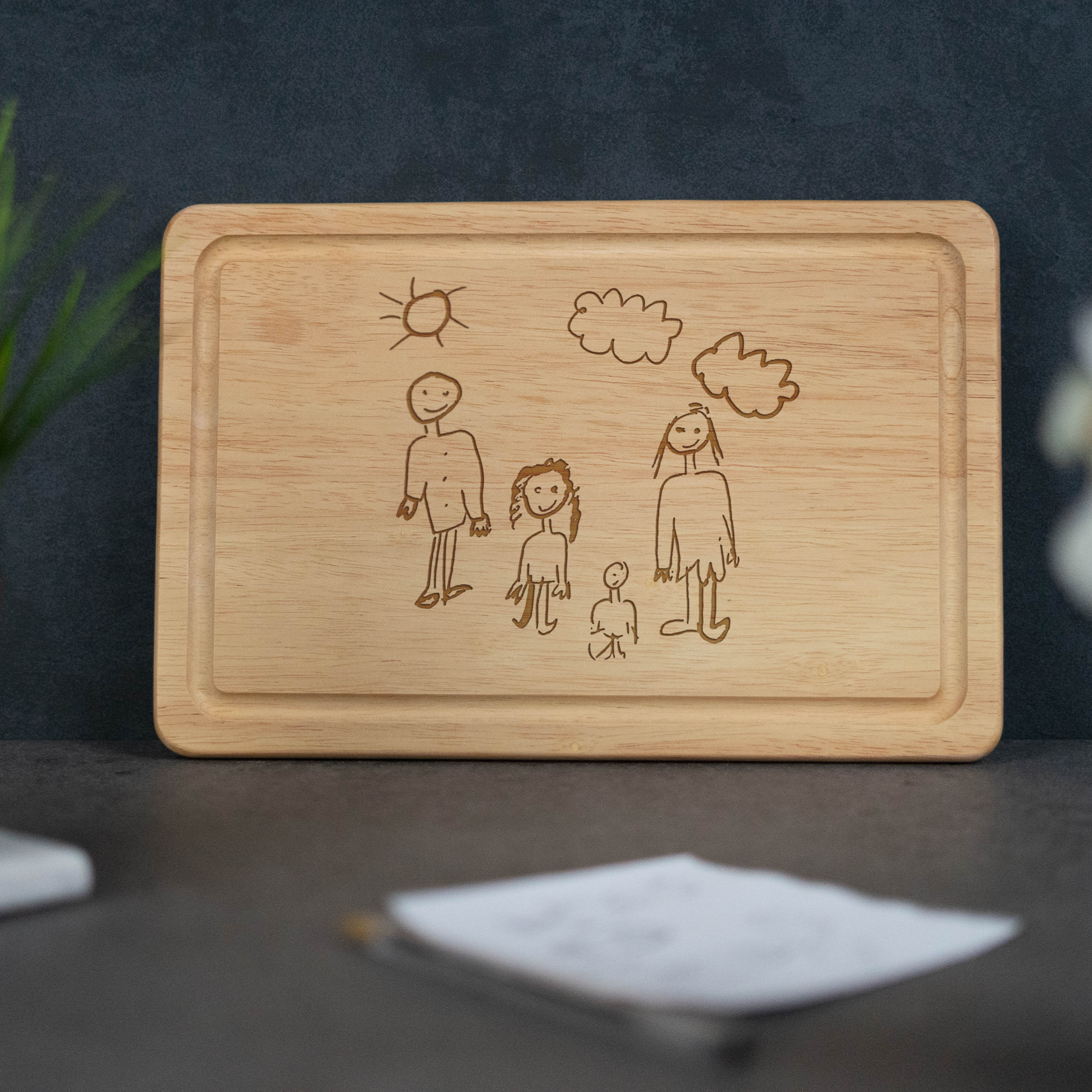 Engraved Custom Handwriting Rectangle Board