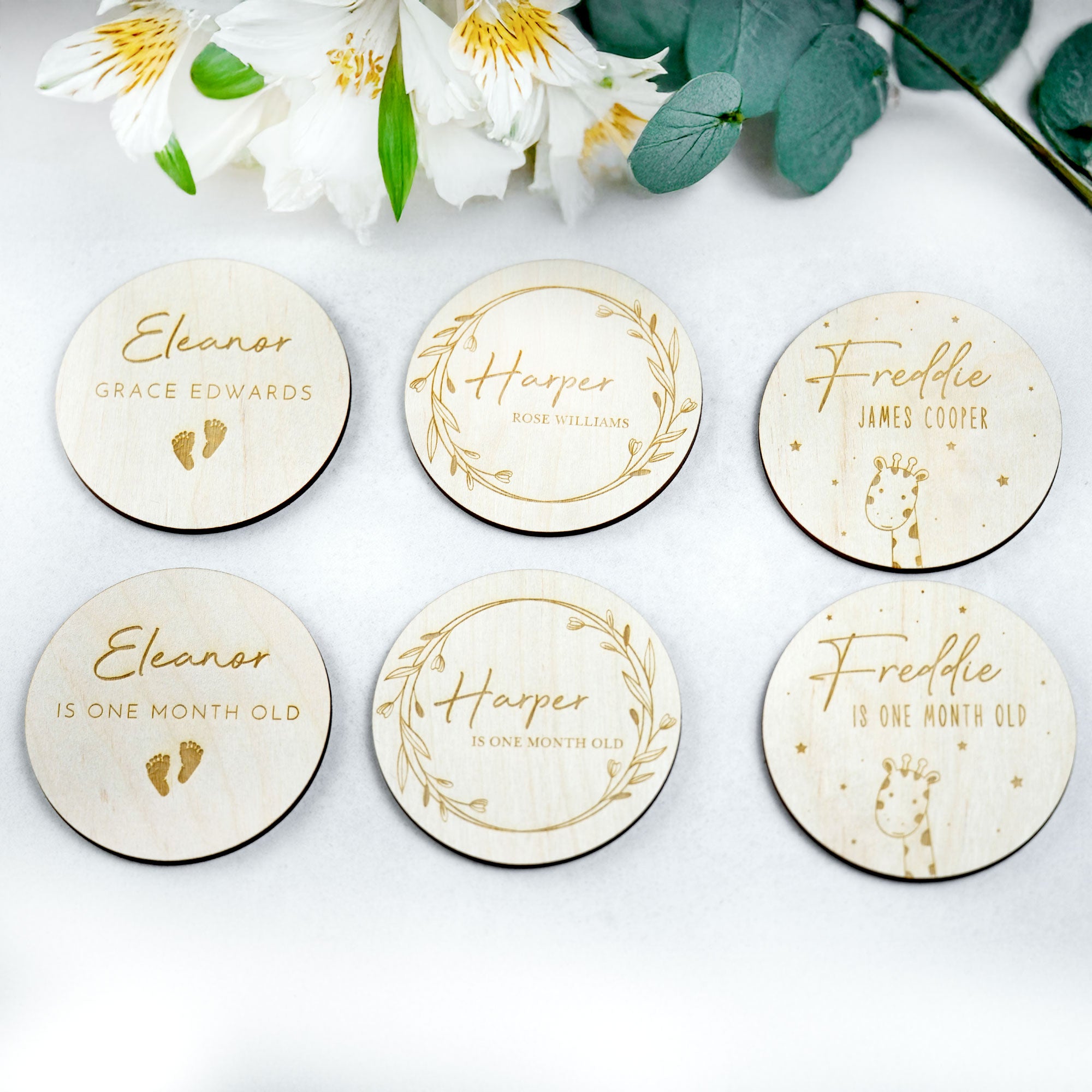Personalised Engraved Baby Disc