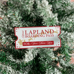 Personalised Lapland Ticket/Boarding Pass
