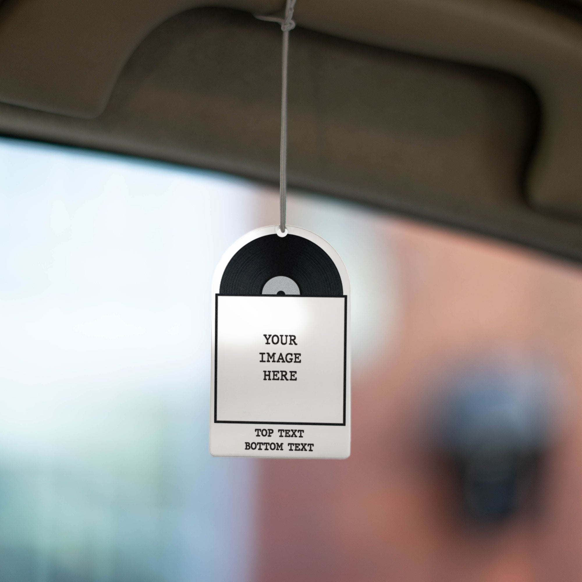 Personalised Printed Song Playing Photo Car Ornament