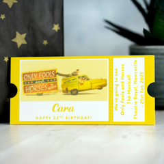 Personalised Printed Gift Ticket