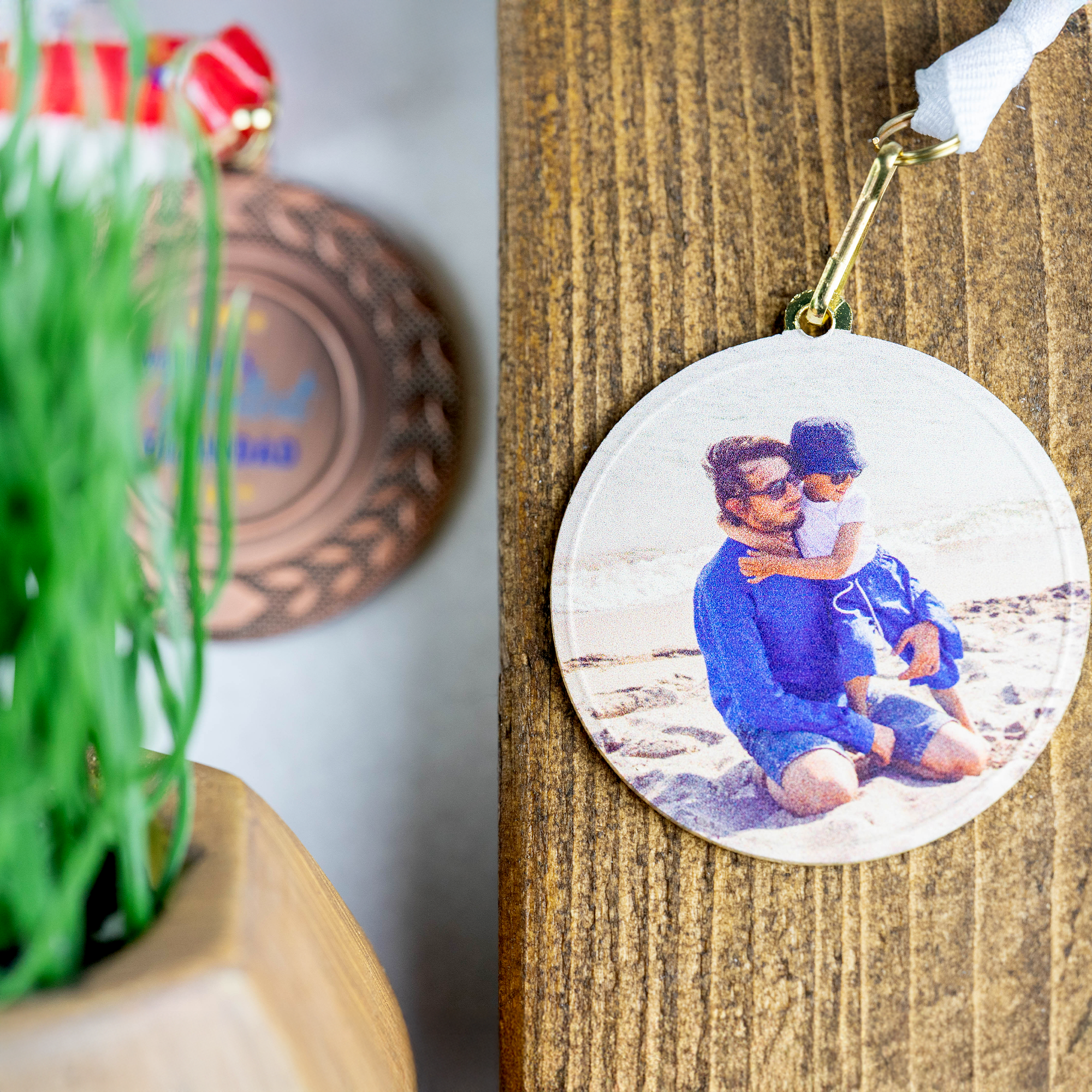 Personalised Printed Father's Day Medal