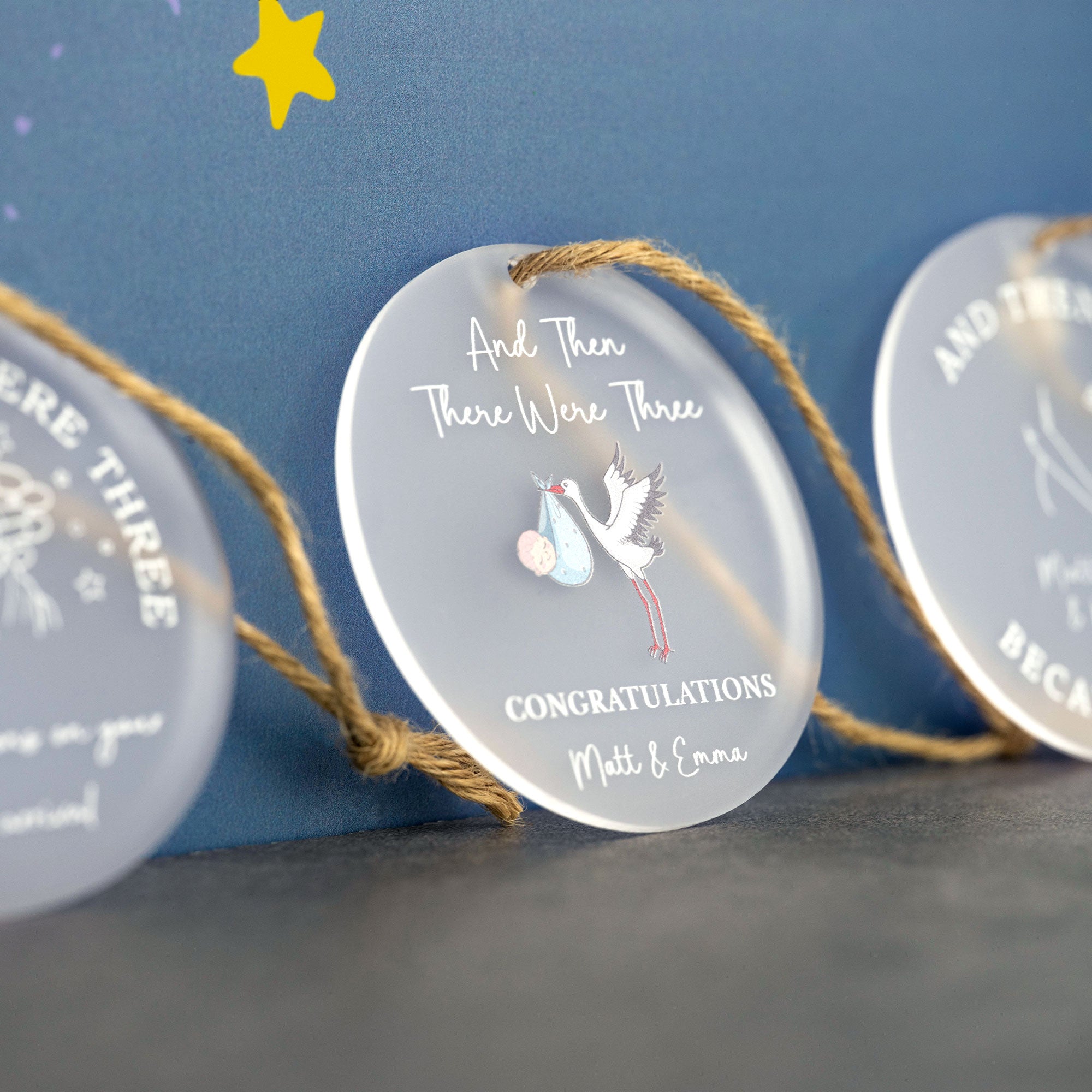 Personalised Printed Baby Ornament