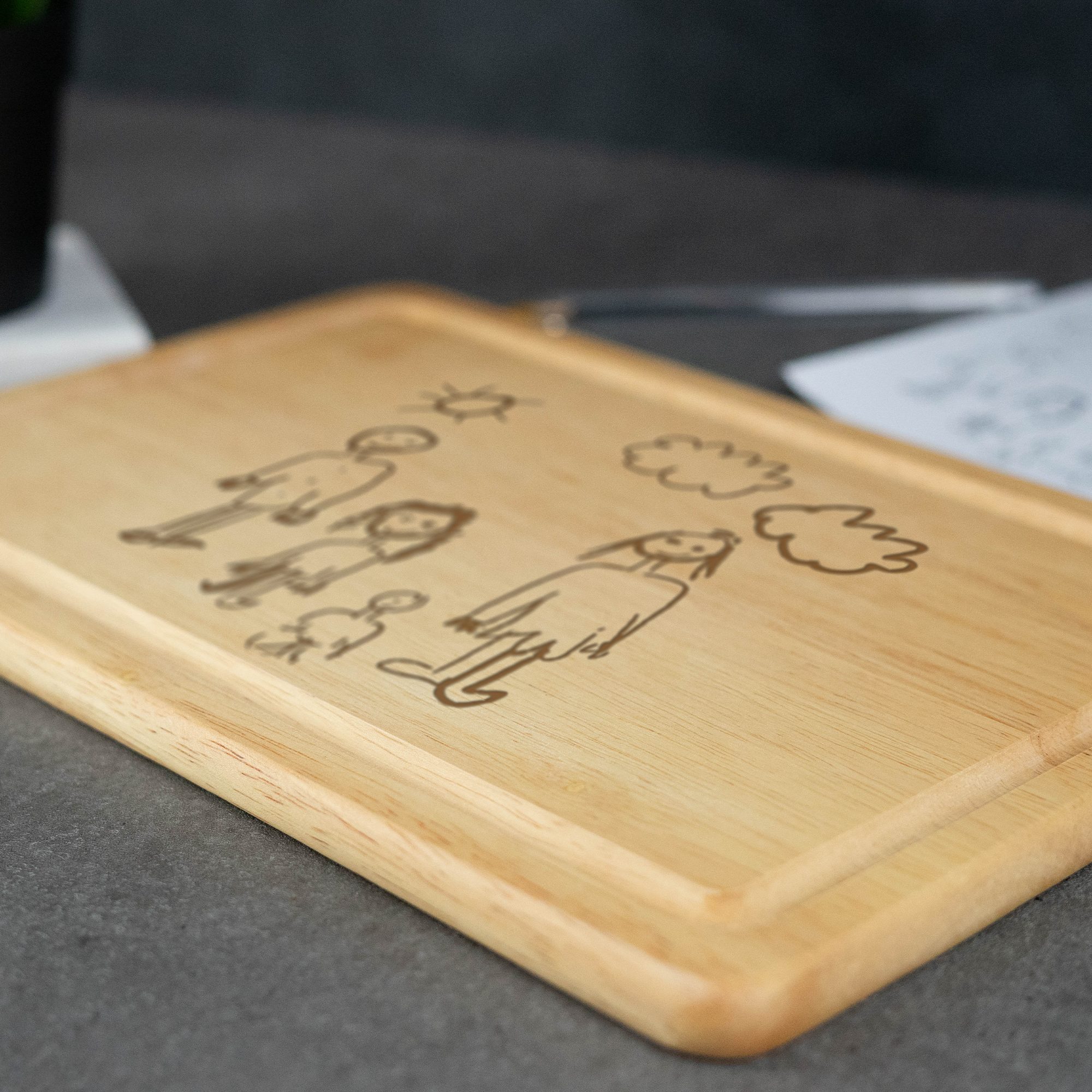 Engraved Custom Handwriting Rectangle Board