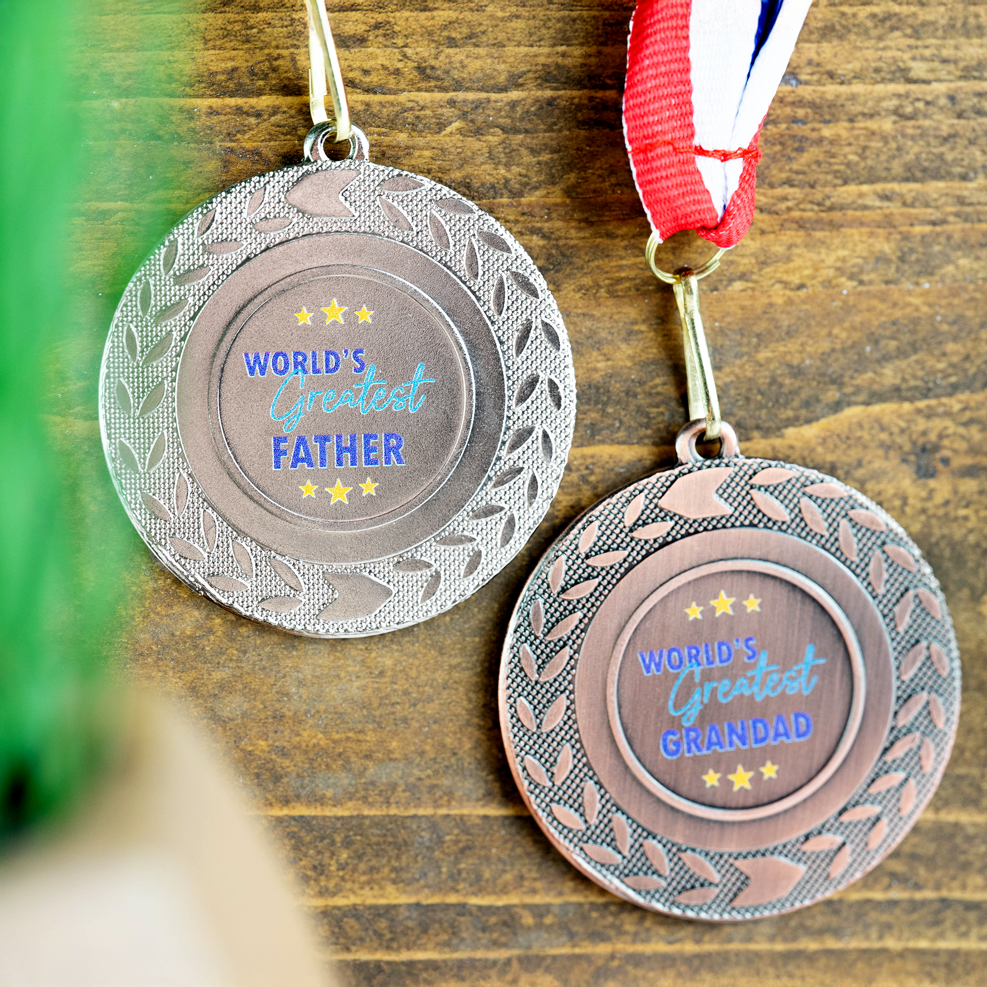 Personalised Printed Father's Day Medal