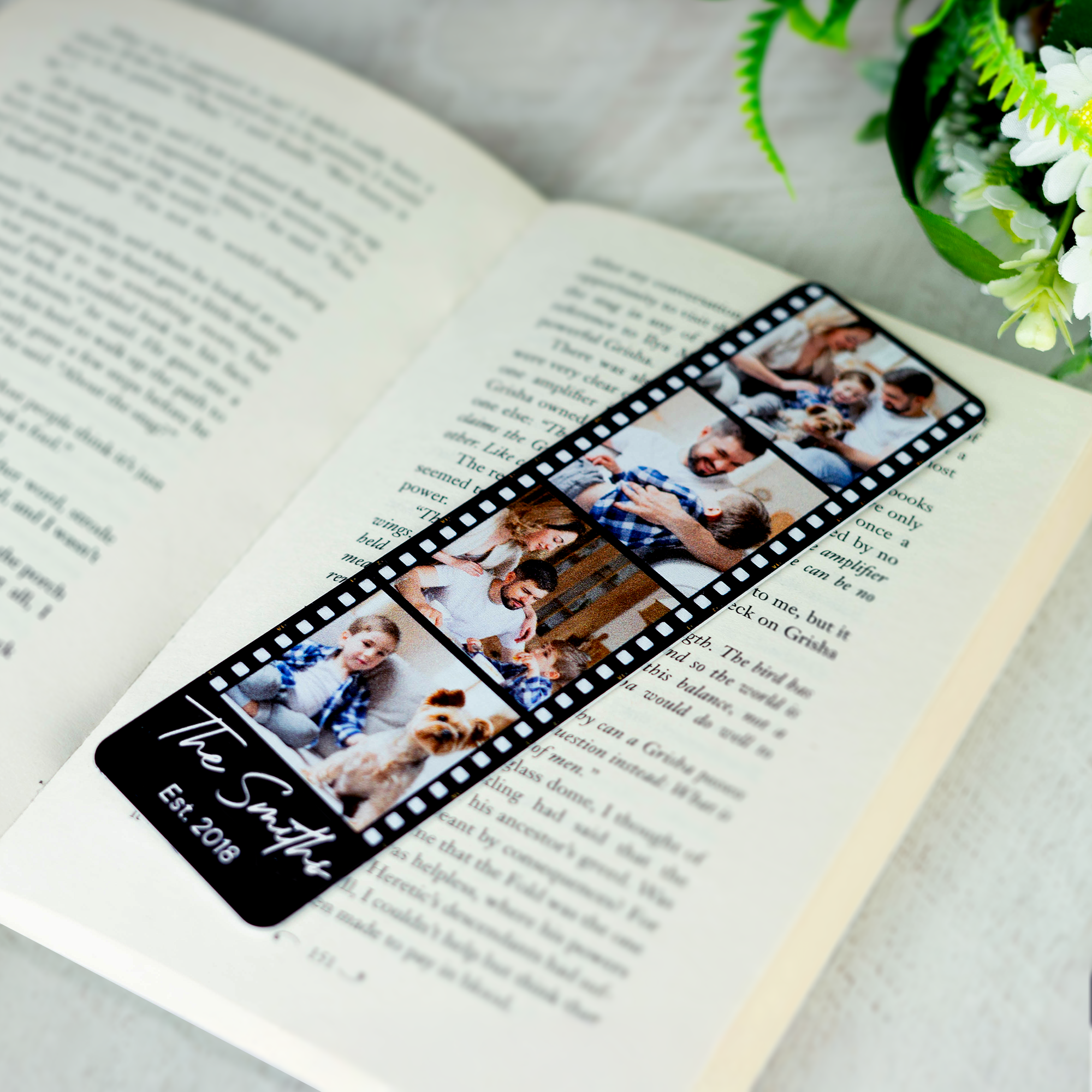 Personalised Printed Metal Photo Bookmark