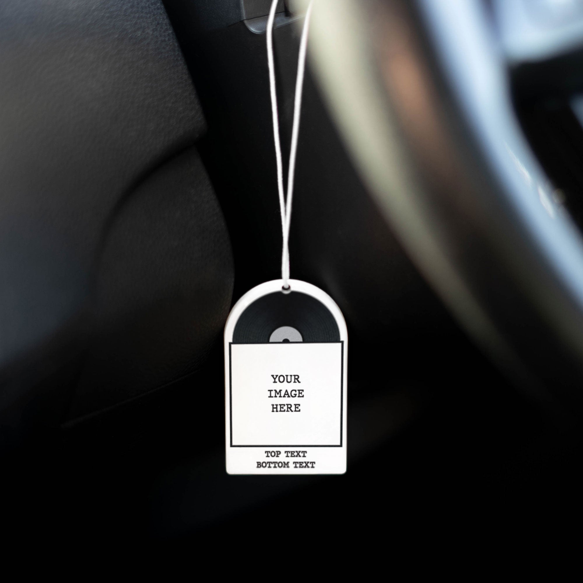 Personalised Printed Song Playing Photo Car Ornament
