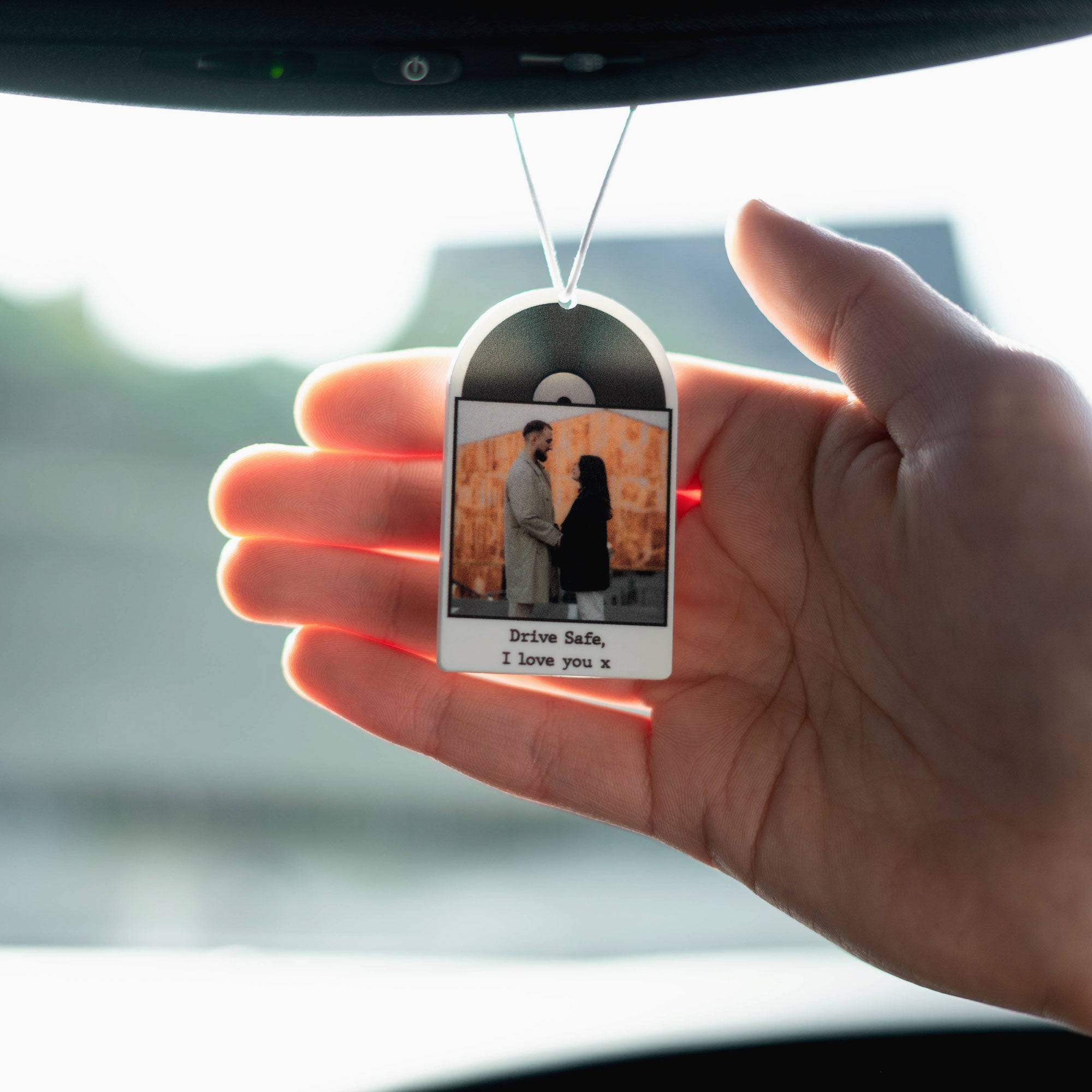 Personalised Printed Song Playing Photo Car Ornament