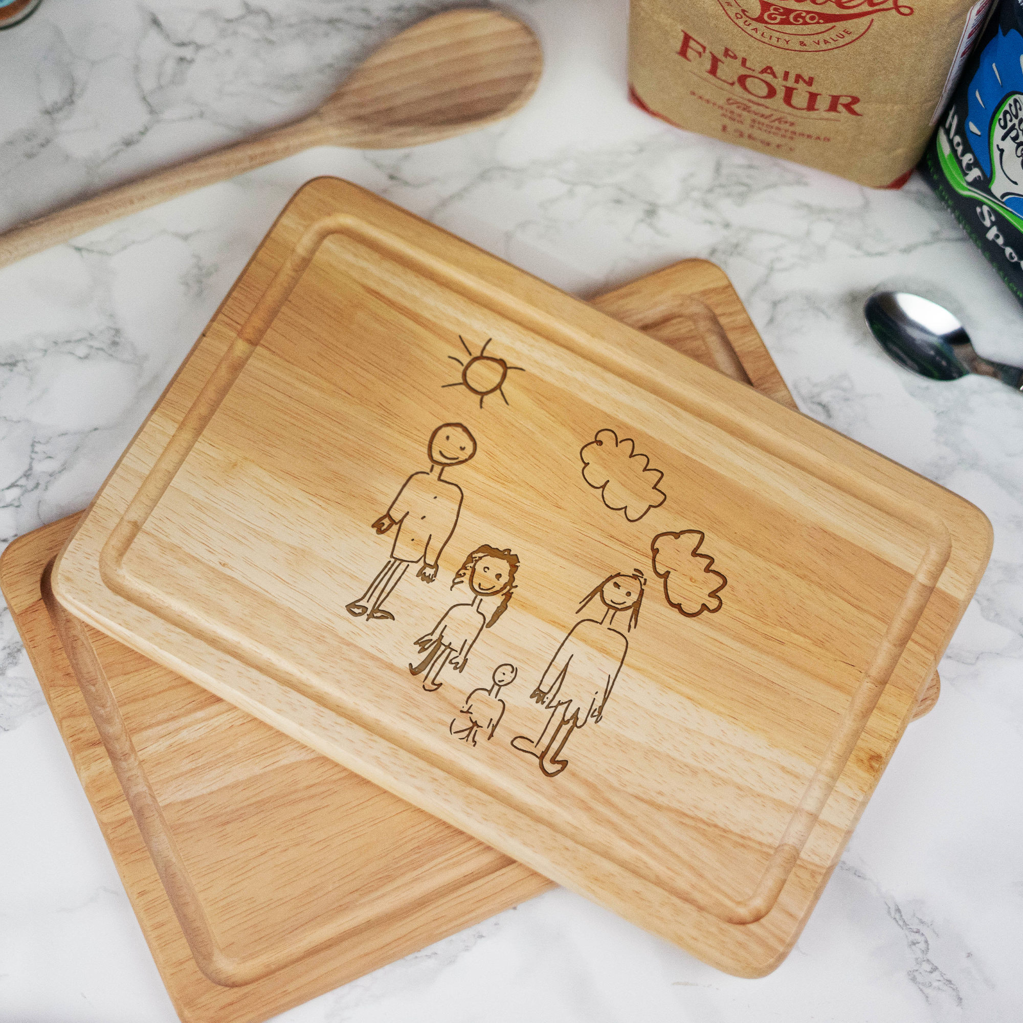 Engraved Custom Handwriting Rectangle Board