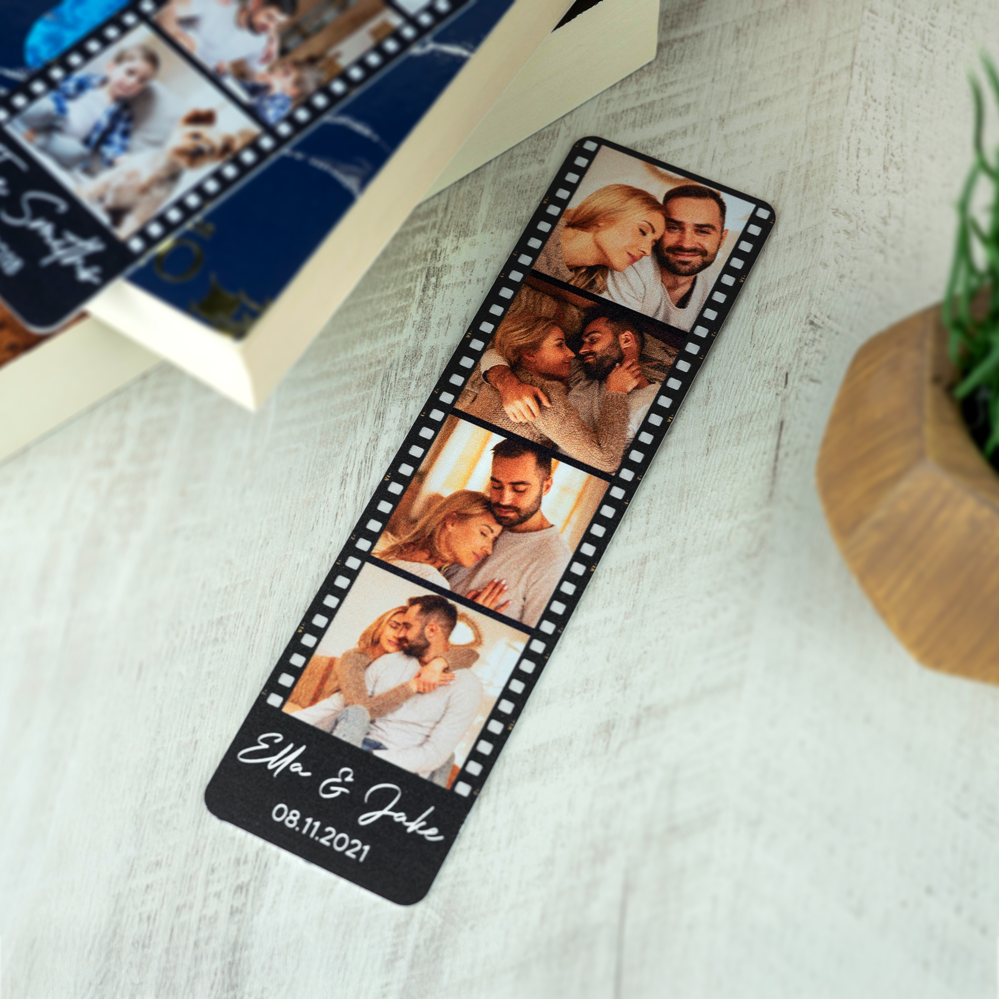 Personalised Printed Metal Photo Bookmark