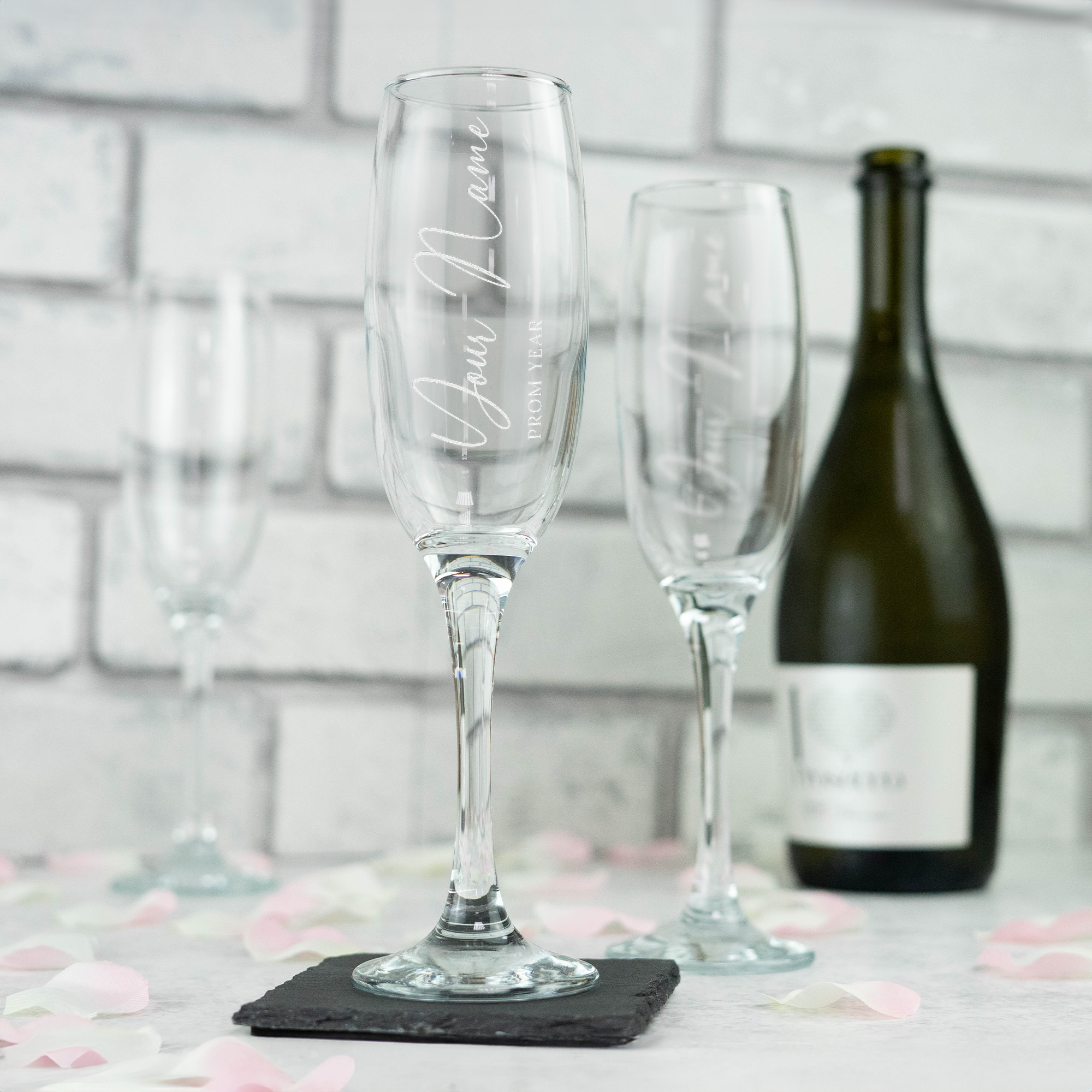 Personalised Prom Champagne Flute