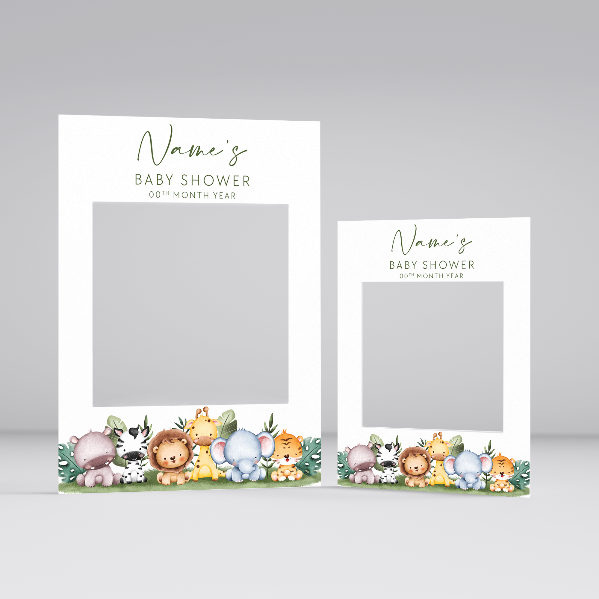 Customisable Baby Shower Selfie Frame