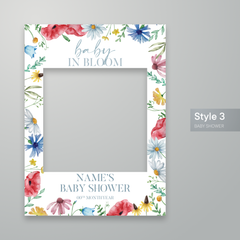 Customisable Baby Shower Selfie Frame