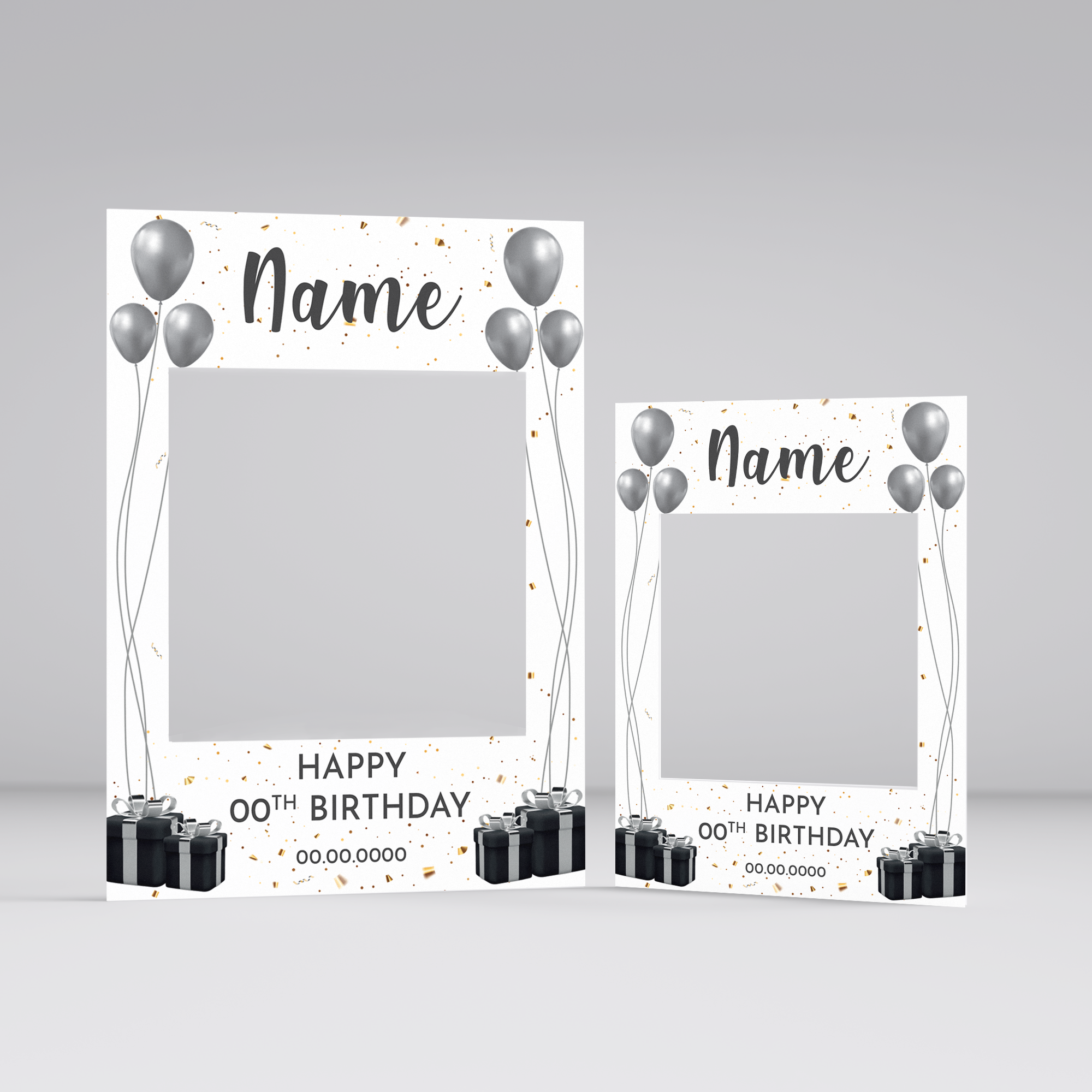 Customisable Birthday Selfie Frame