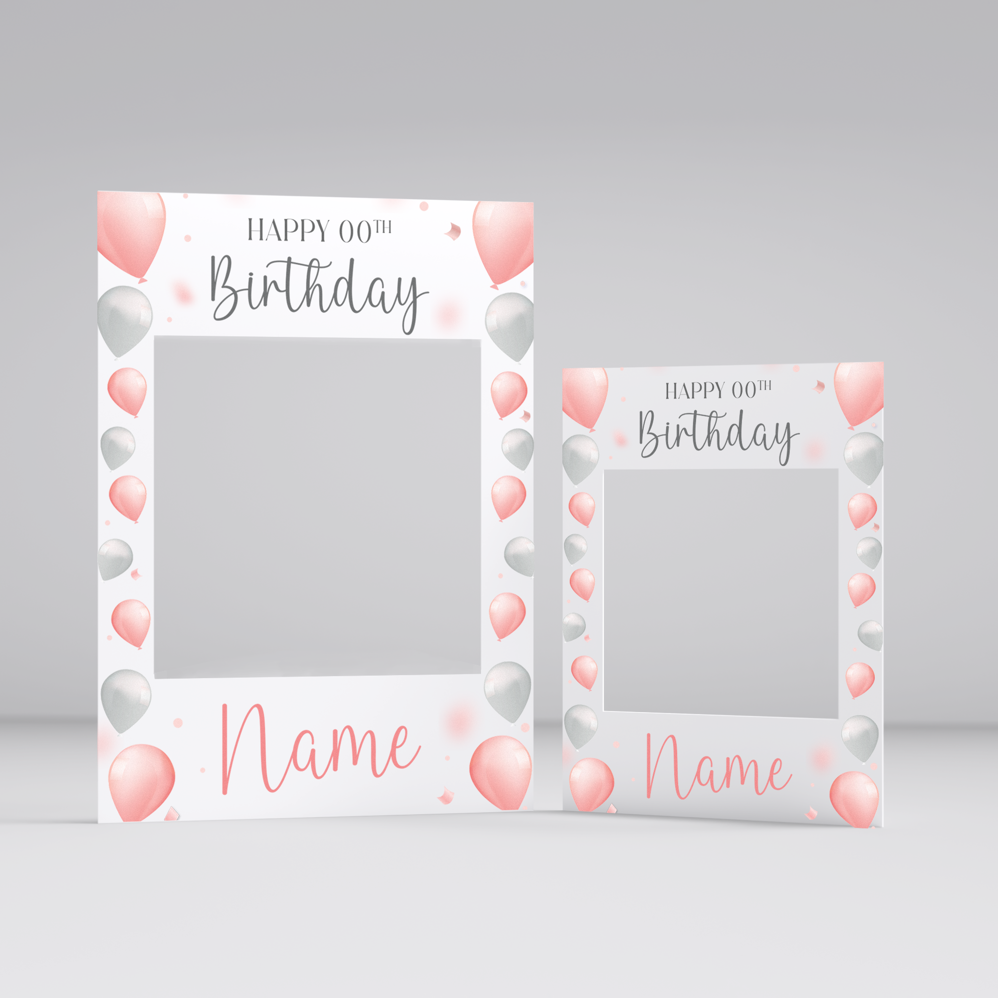 Customisable Birthday Selfie Frame