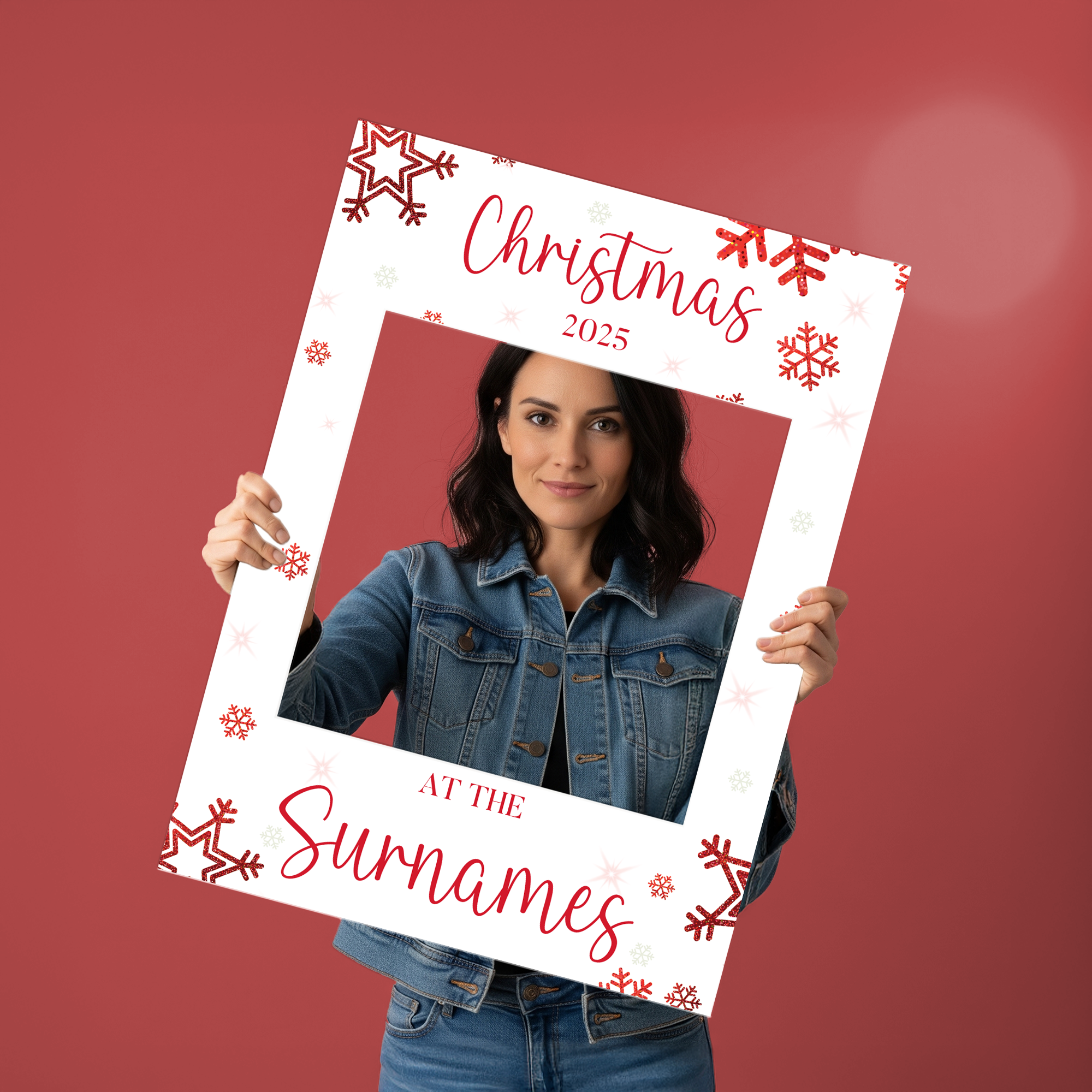 Customisable Christmas Selfie Frame