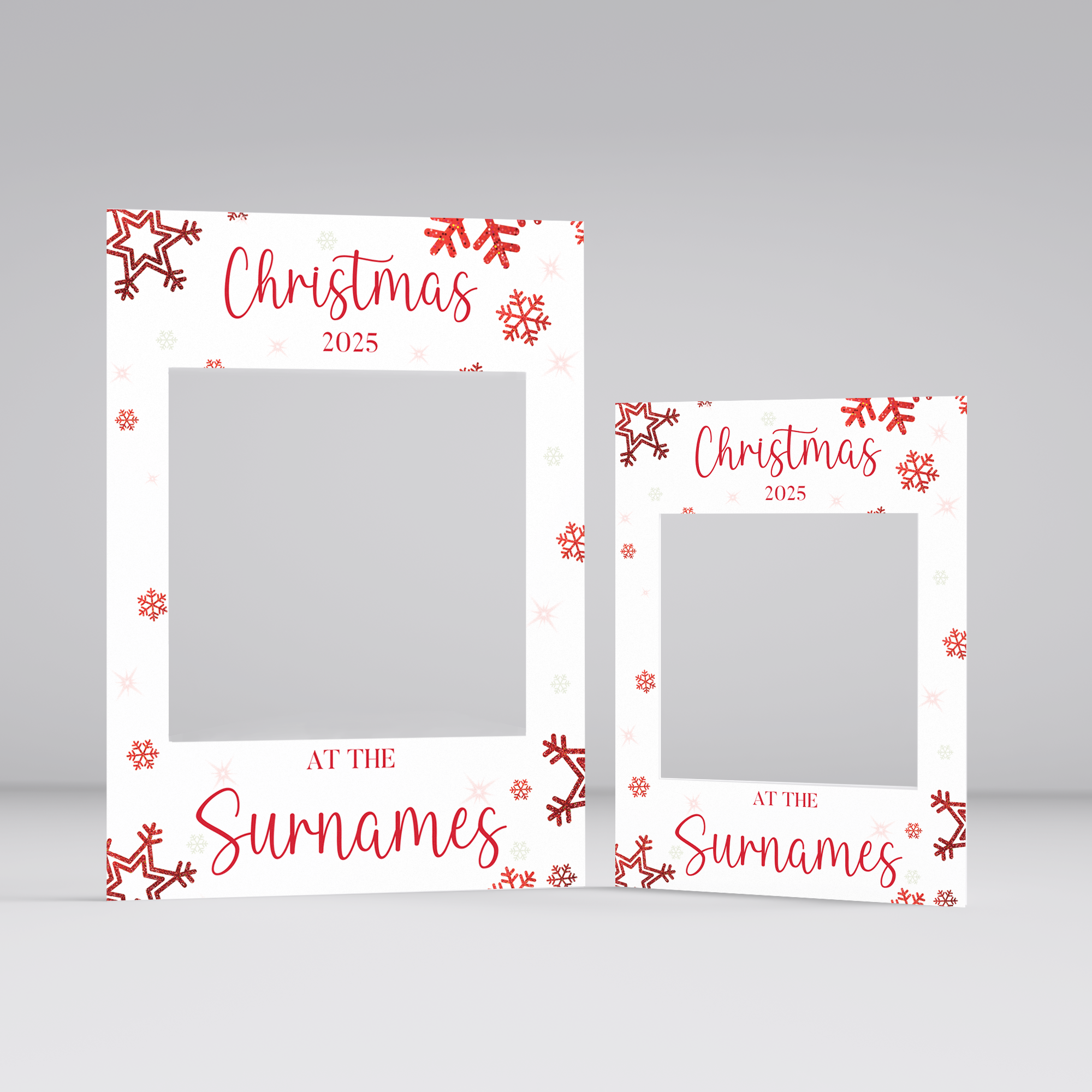Customisable Christmas Selfie Frame