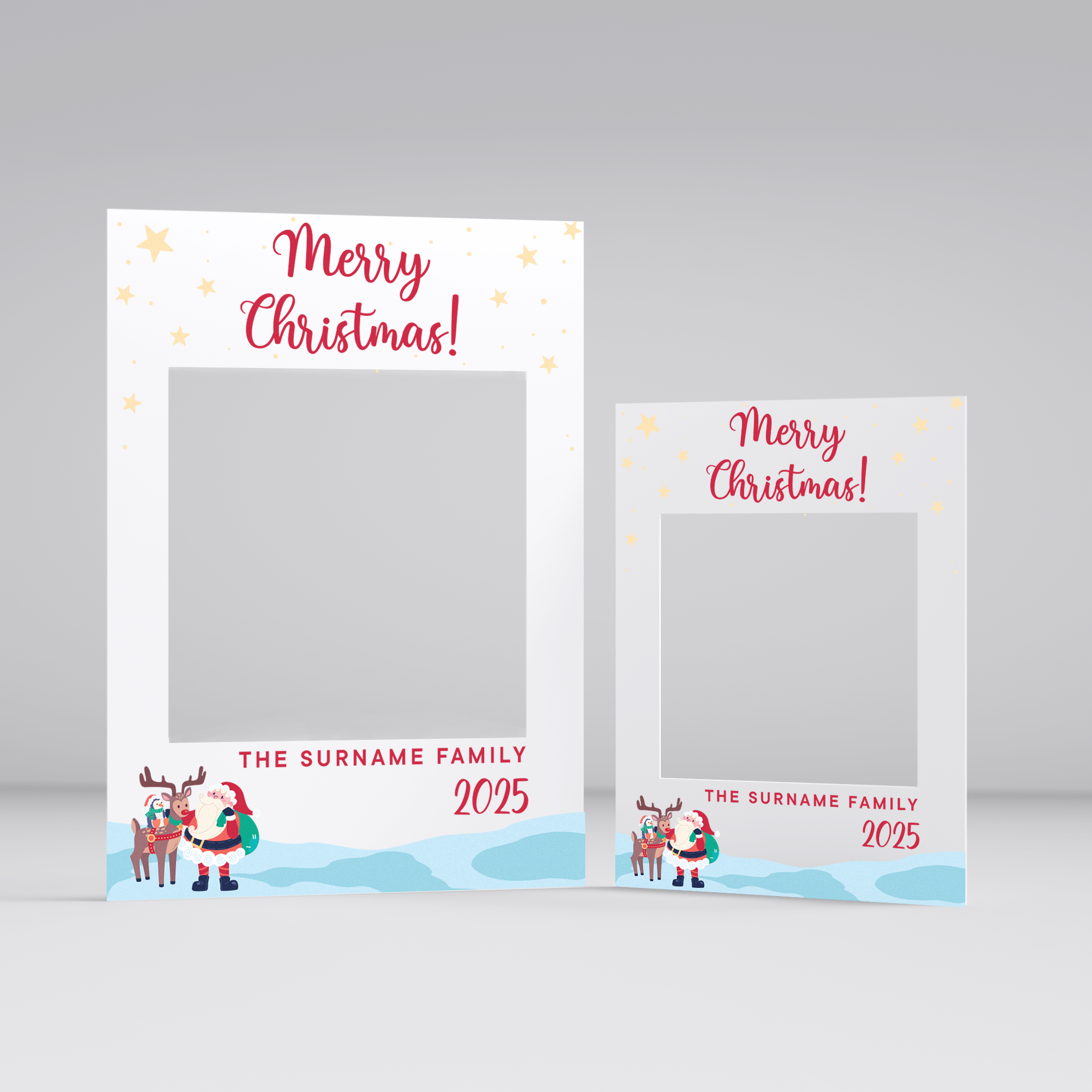 Customisable Christmas Selfie Frame