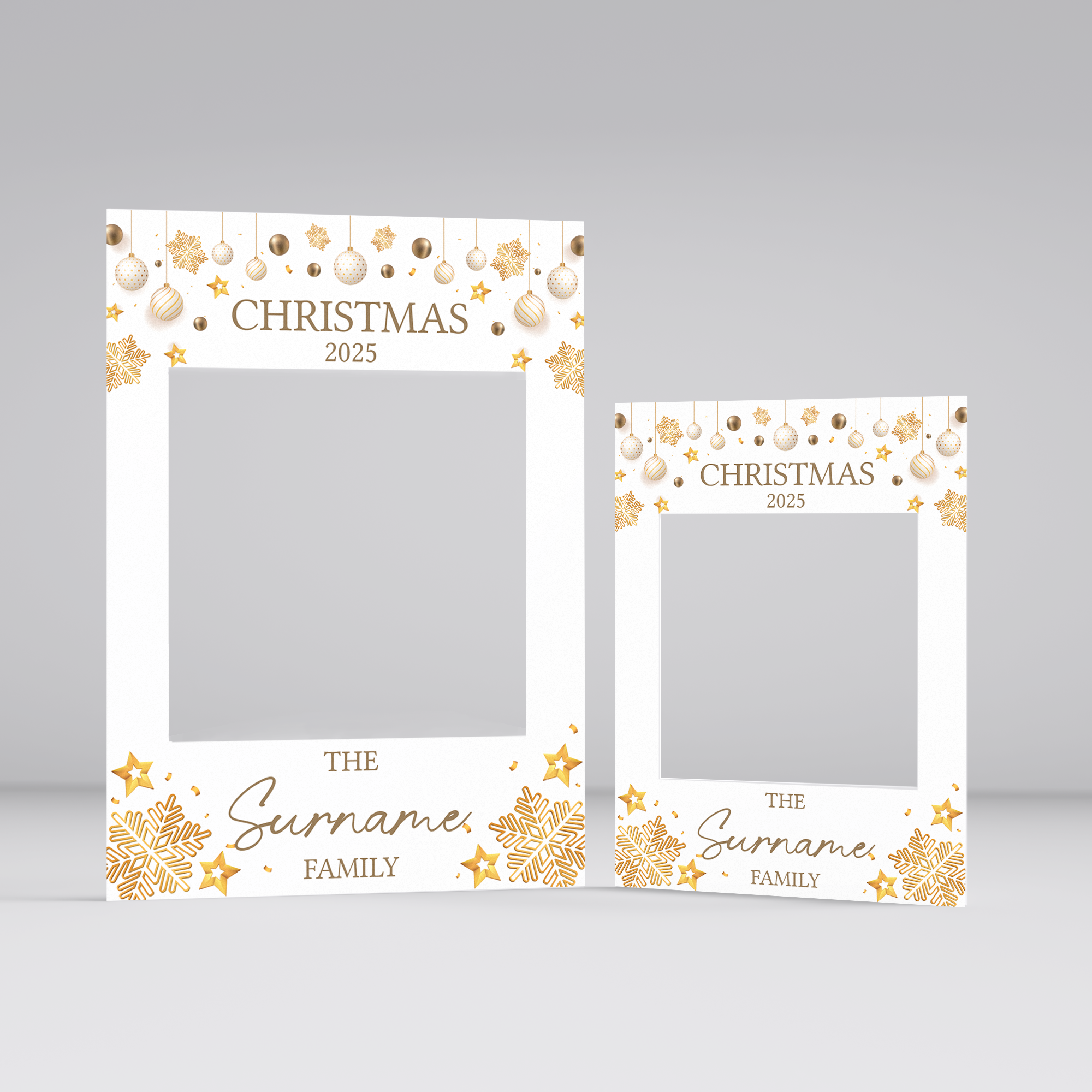 Customisable Christmas Selfie Frame