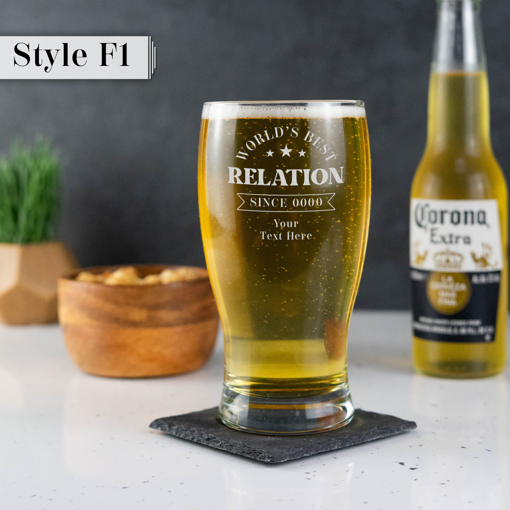 Personalised Engraved Father's Day Pint Glass