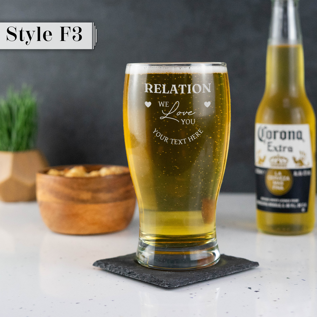 Personalised Engraved Father's Day Pint Glass