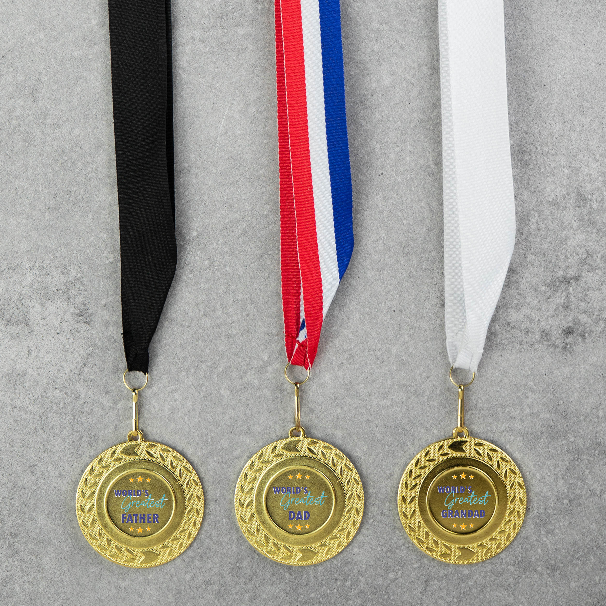 Personalised Printed Father's Day Medal