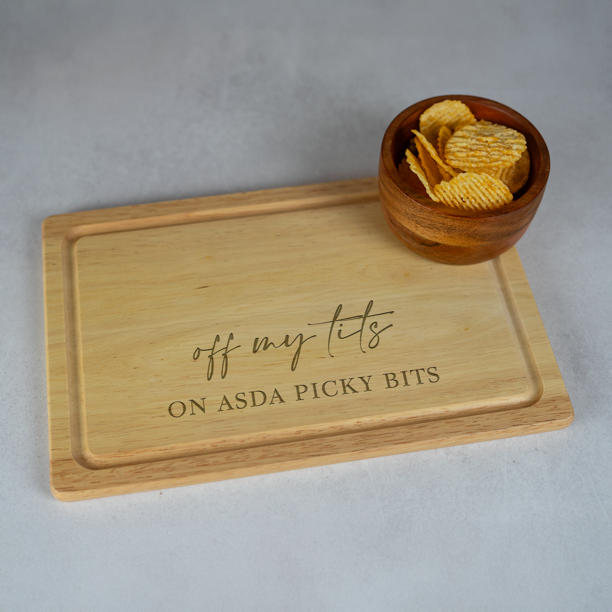 Personalised Chopping Board Engraved Cutting Board Picky Bits M&S Asda Waitrose Sainsburys Lidl Tesco Supermarket Any Shop Name Charcuterie Novelty Viral Cheese Board