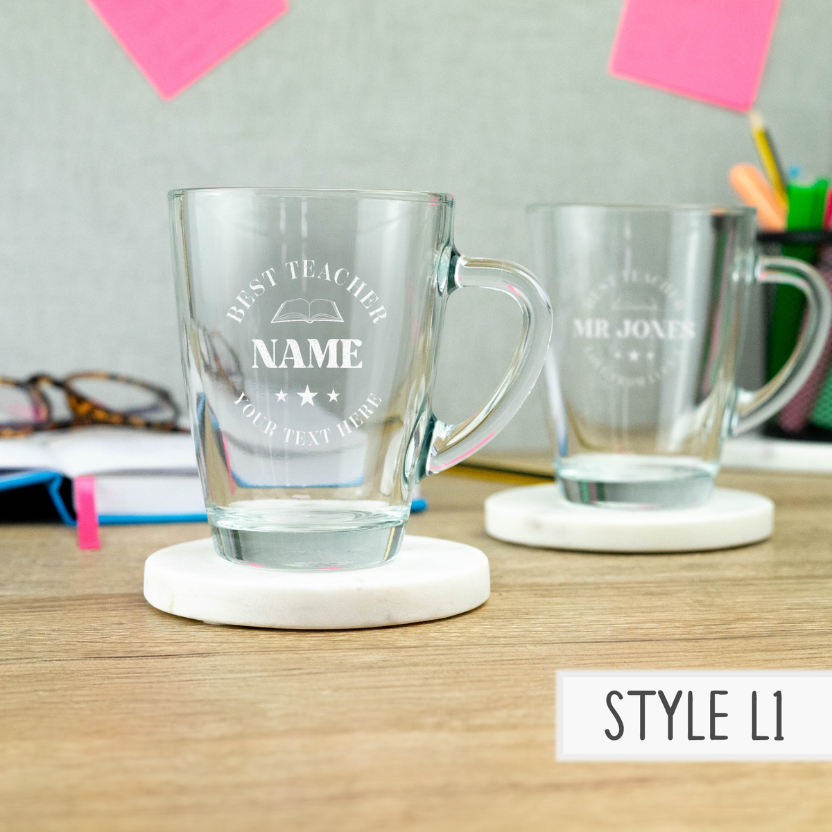 Personalised Engraved Teacher Glass - Pint, Gin, Champagne, Hiball and Glass Mug