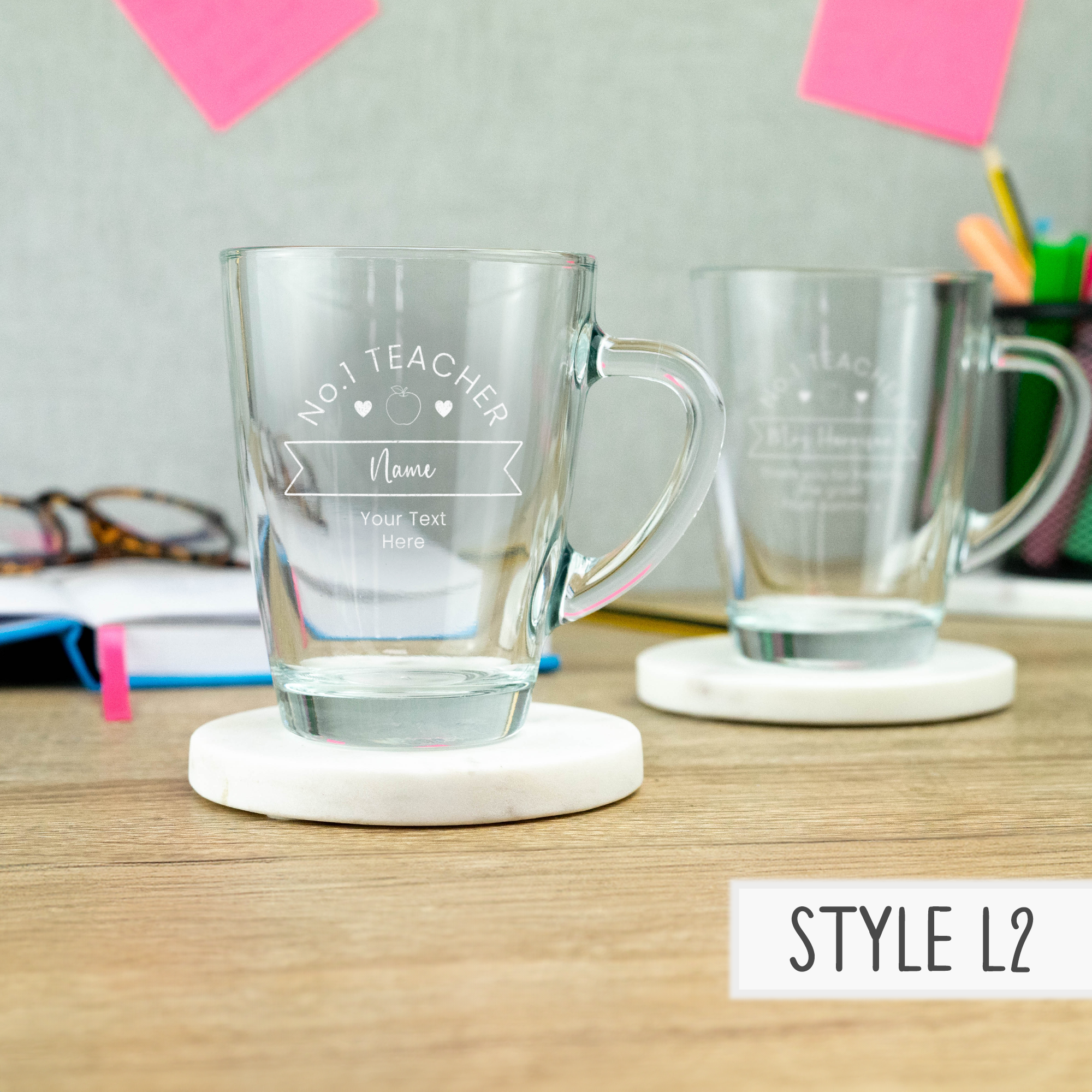 Personalised Engraved Teacher Glass - Pint, Gin, Champagne, Hiball and Glass Mug