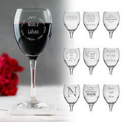 Personalised Engraved Wine Glass