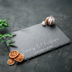 Personalised Engraved Slate Placemat