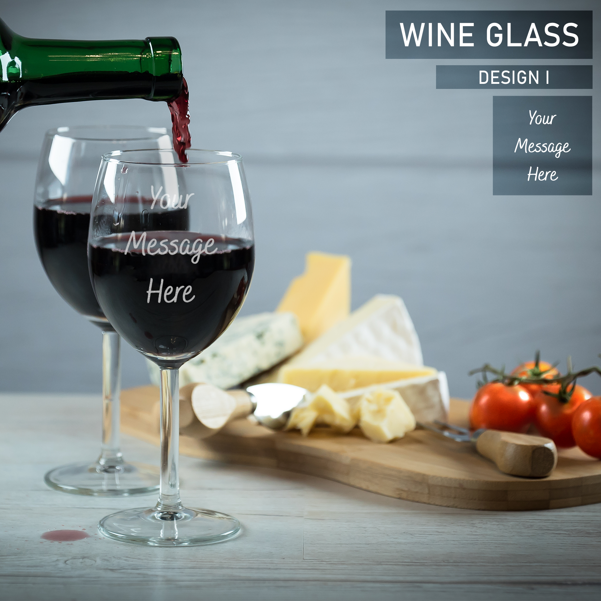 Personalised Engraved Premium Wine Glass