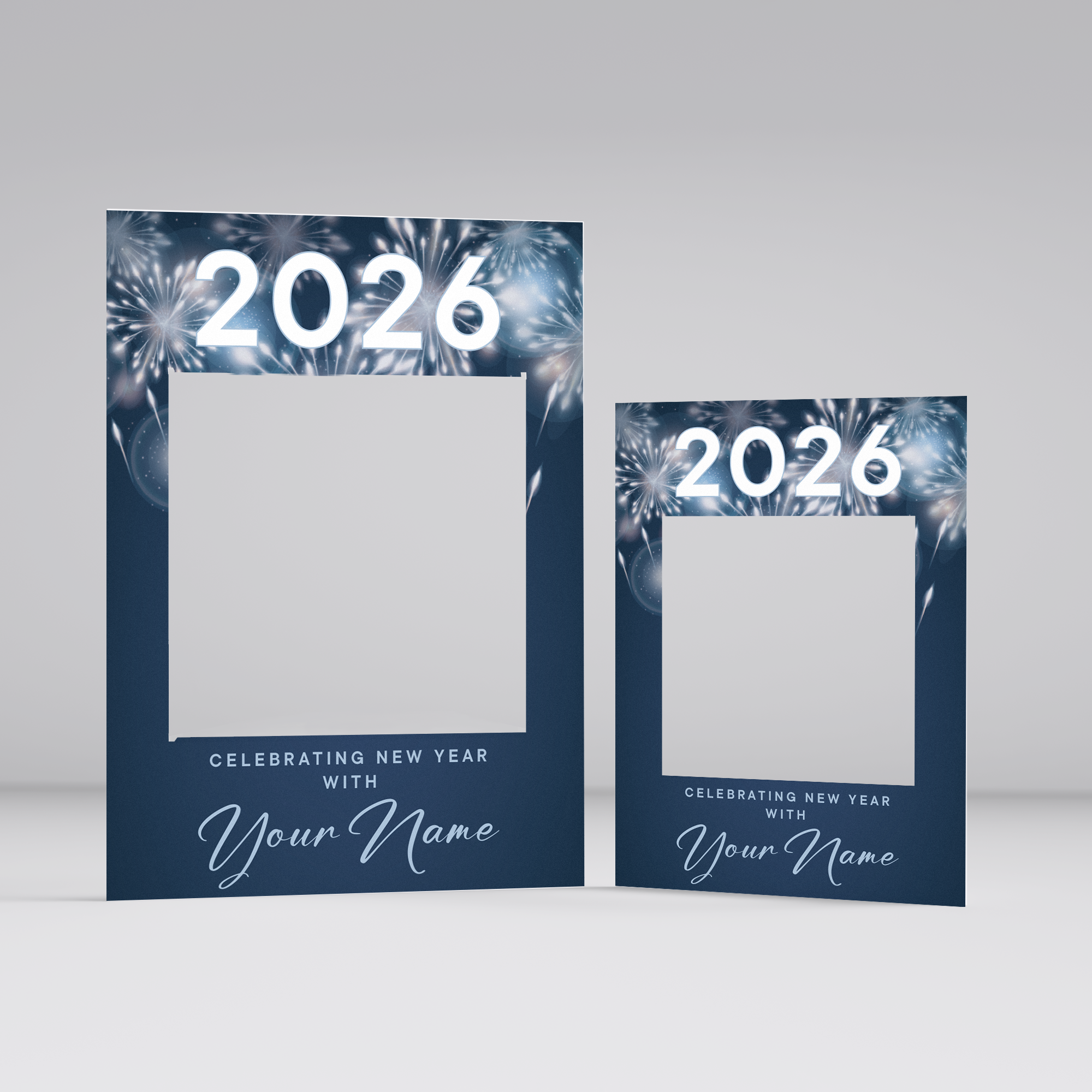 Customisable New Year Selfie Frame