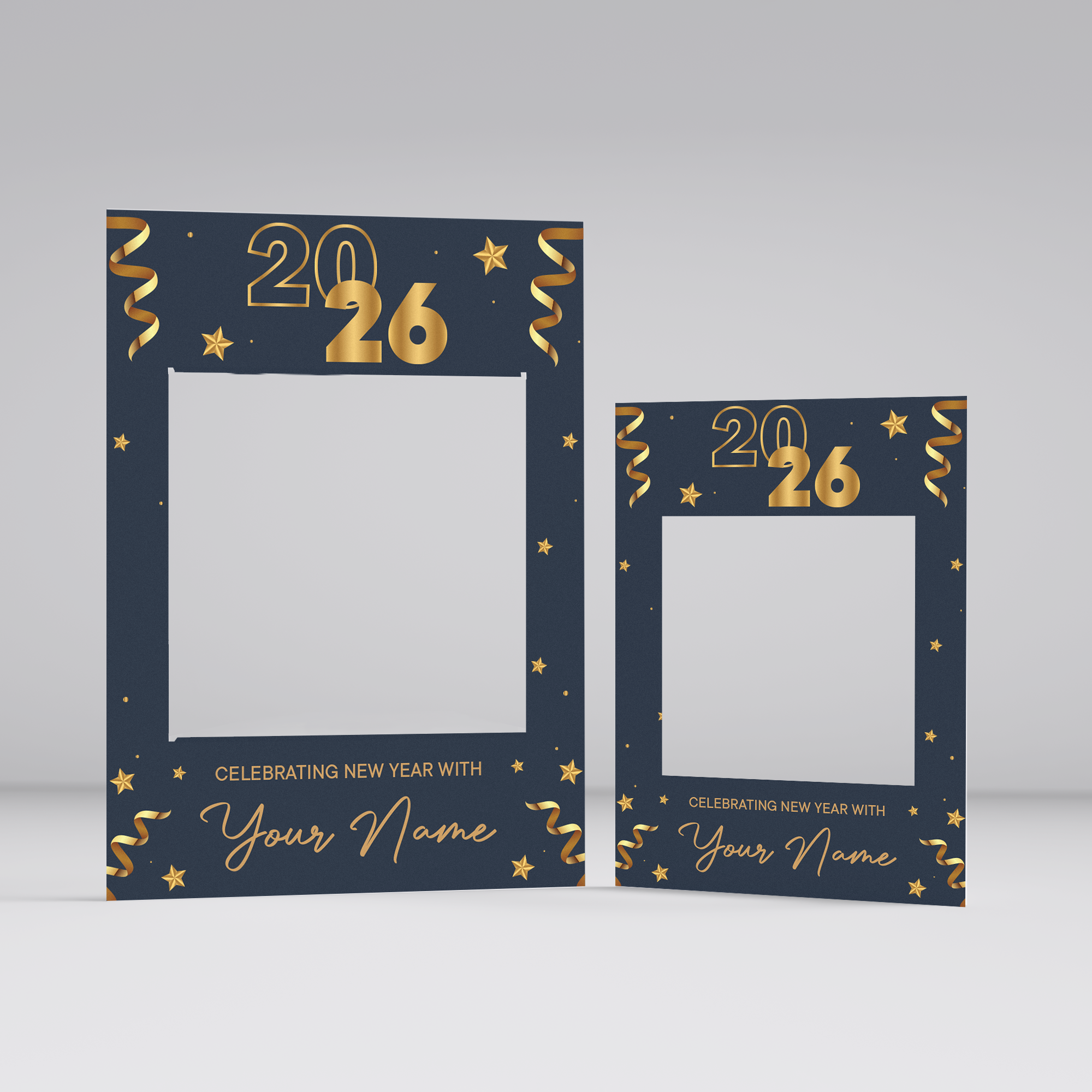 Customisable New Year Selfie Frame