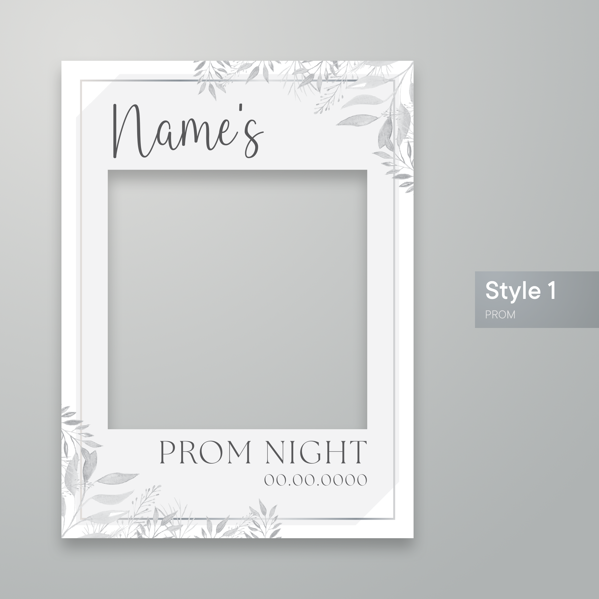 Prom Frame Customisable Prom Night Selfie Frame – So Bespoke