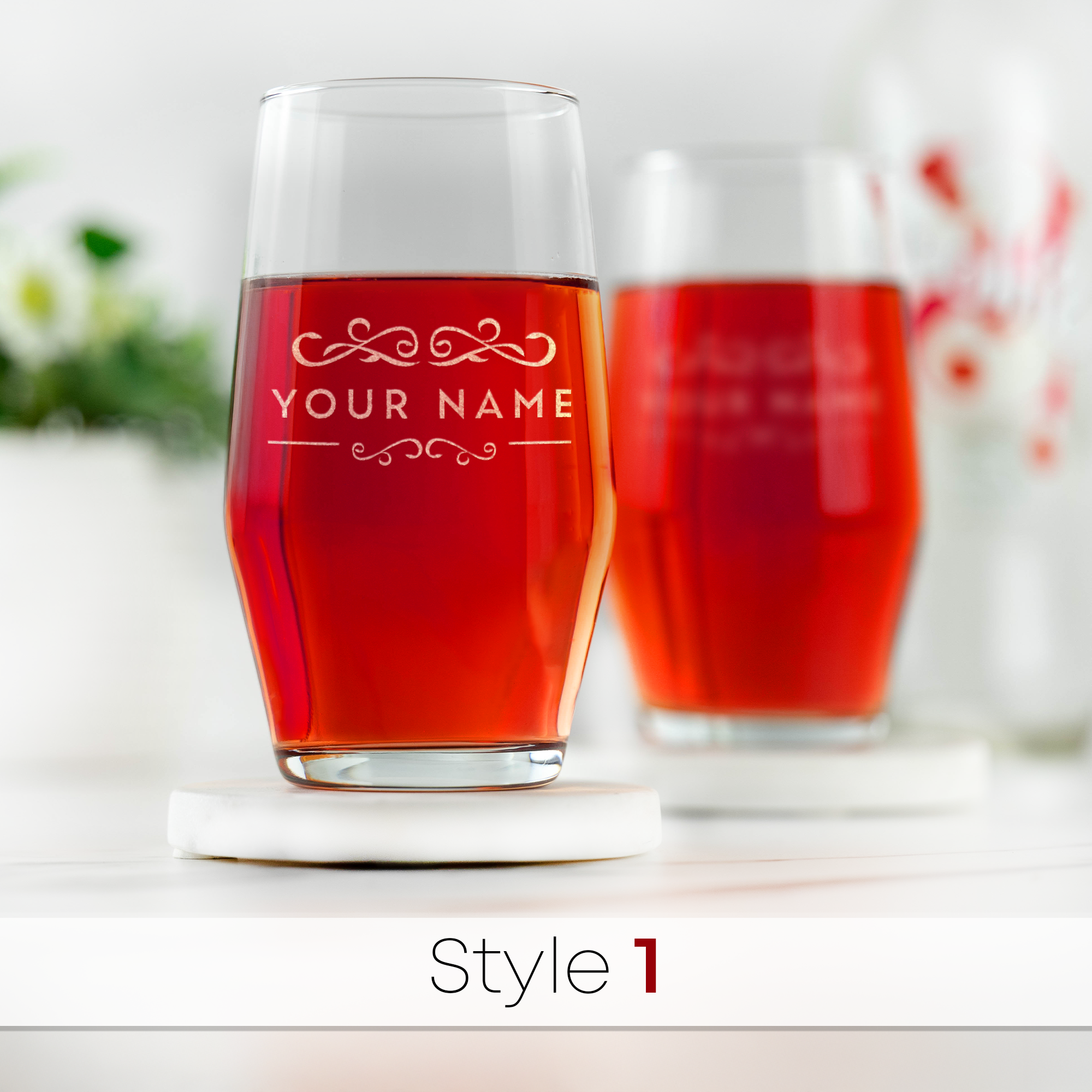 Personalised Engraved Angled Hiball