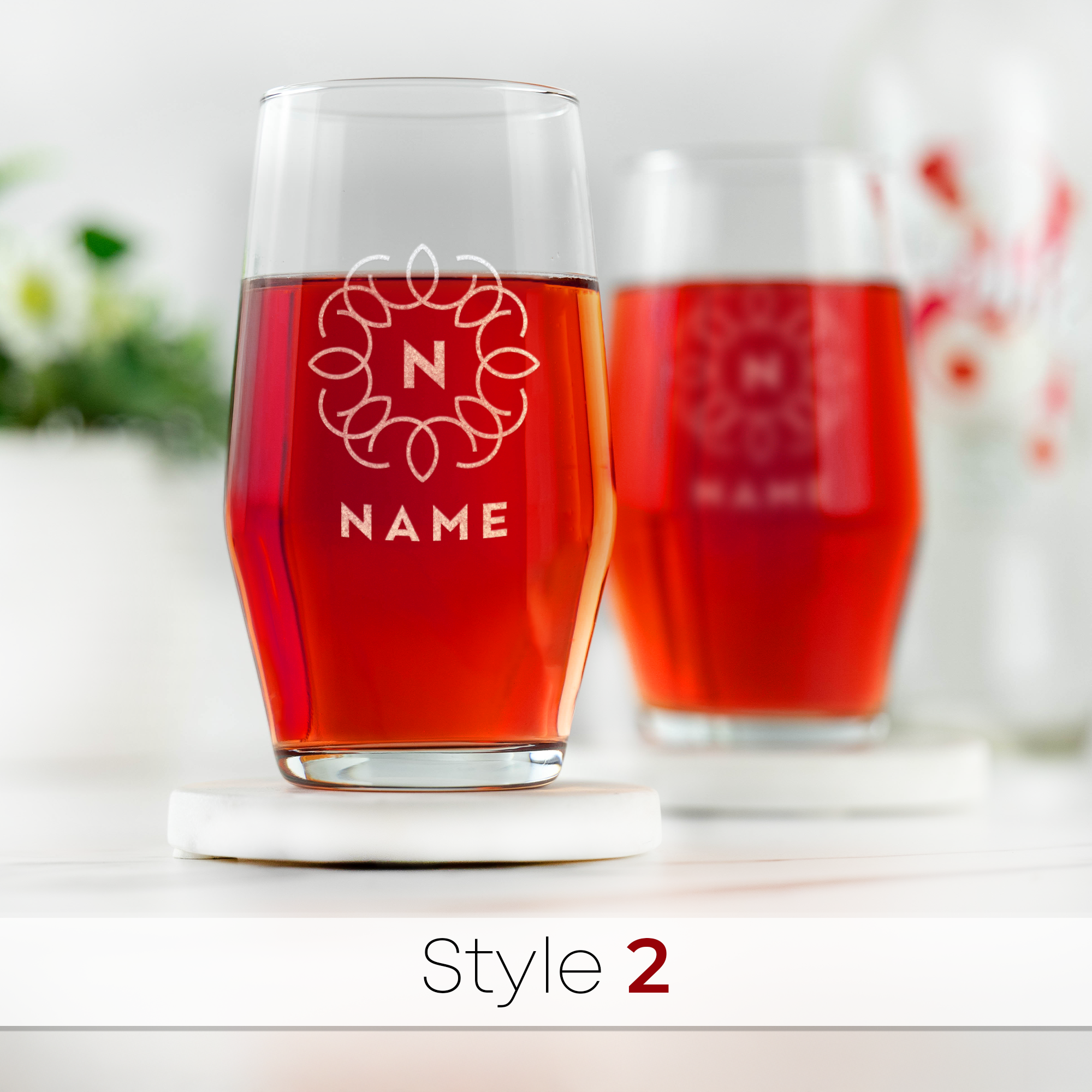 Personalised Engraved Angled Hiball