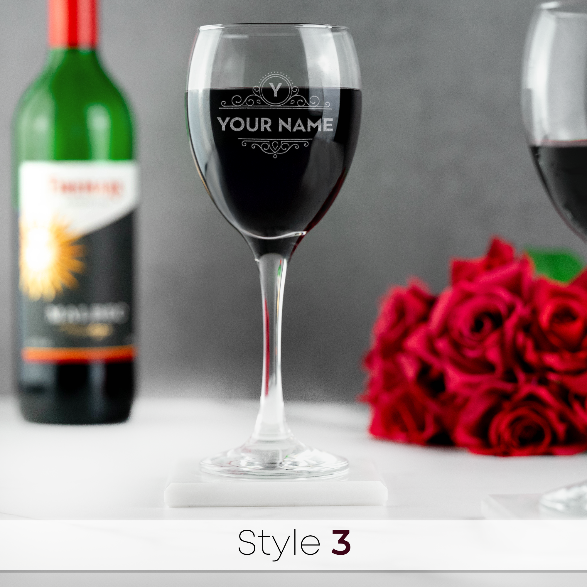 Personalised Engraved Wine Glass