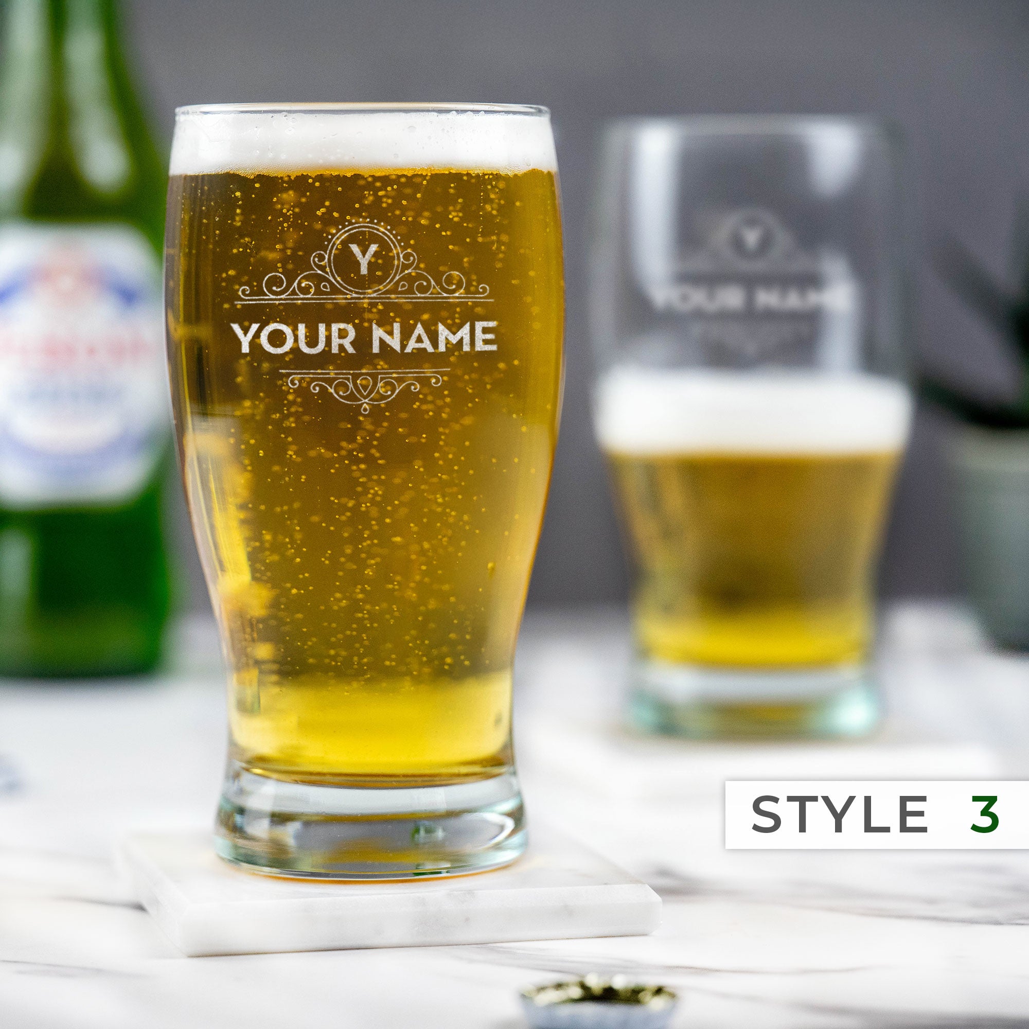 Personalised Engraved Pint Glass