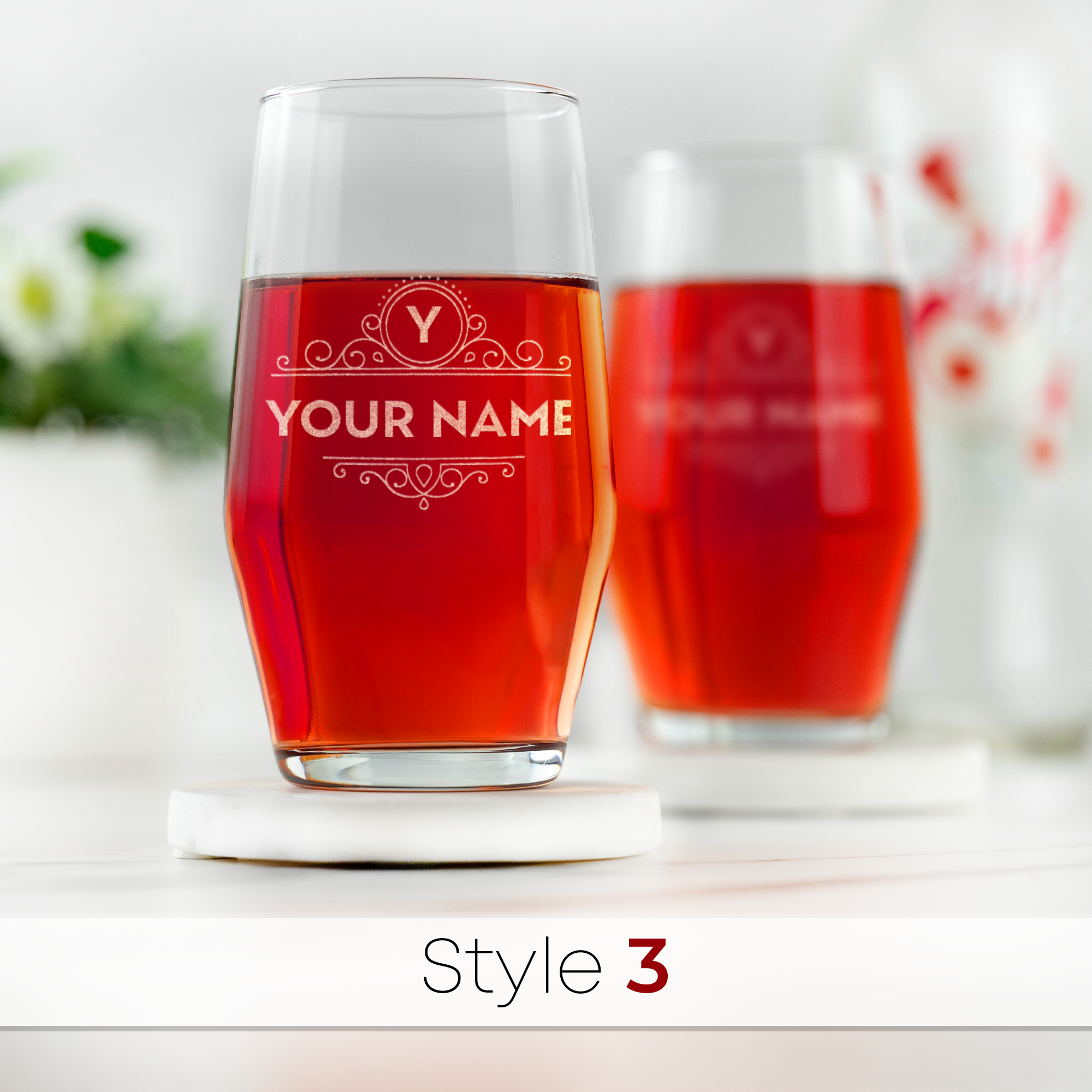 Personalised Engraved Angled Hiball