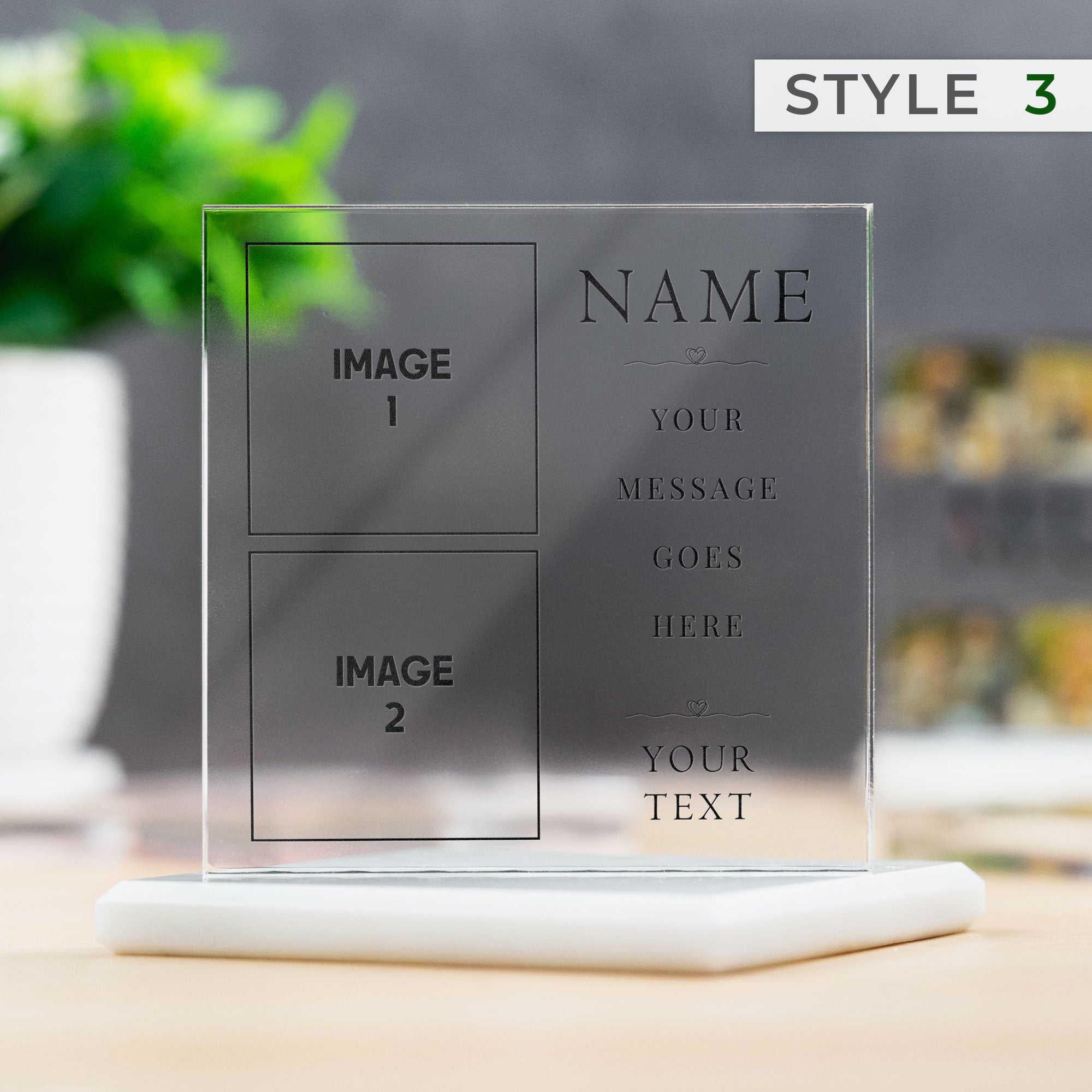 Personalised Mother's Day Custom Photo Block