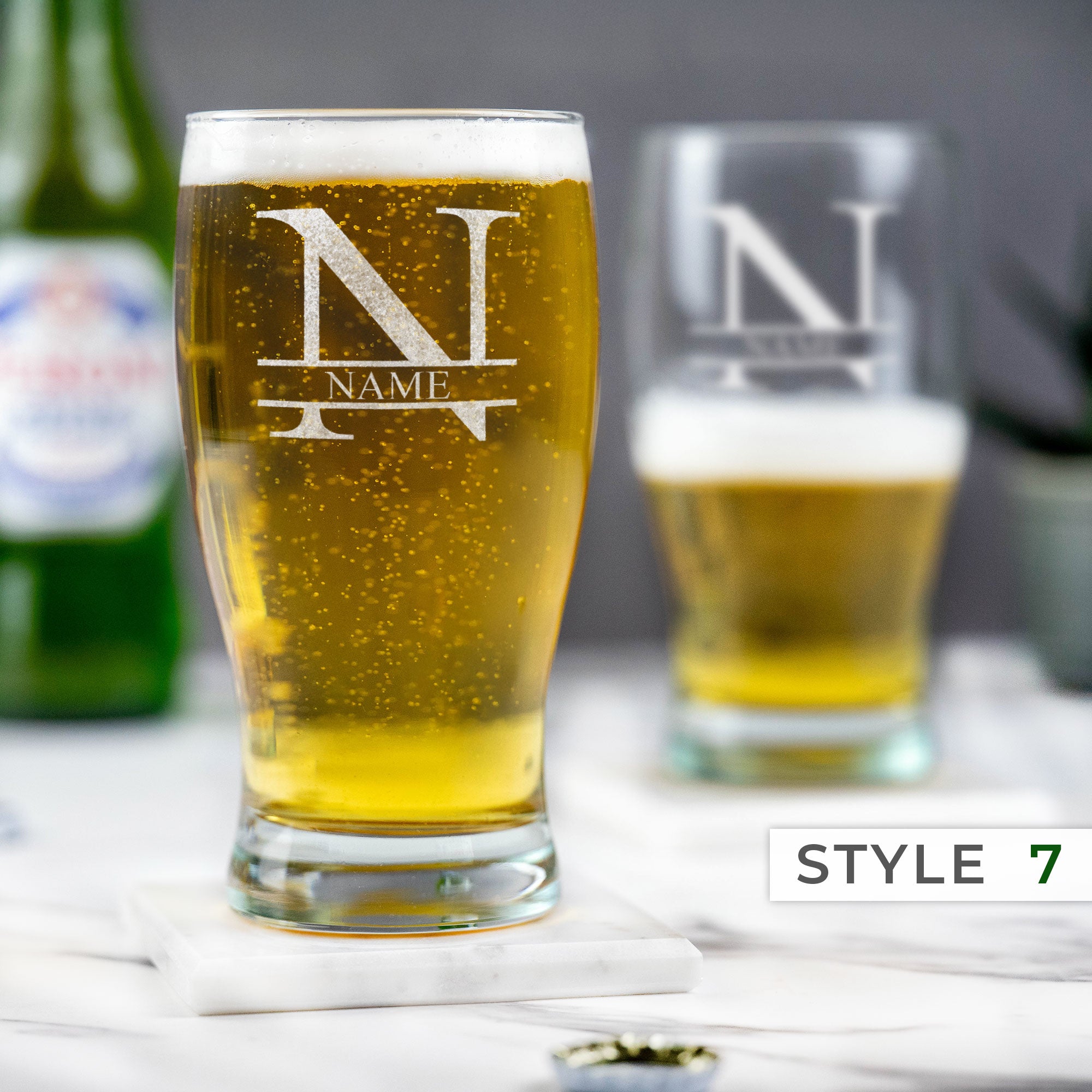 Personalised Engraved Pint Glass