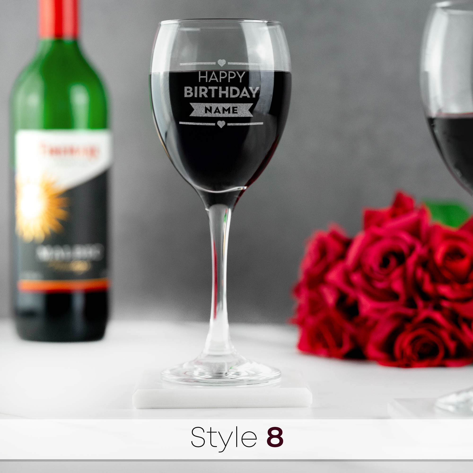 Personalised Engraved Wine Glass