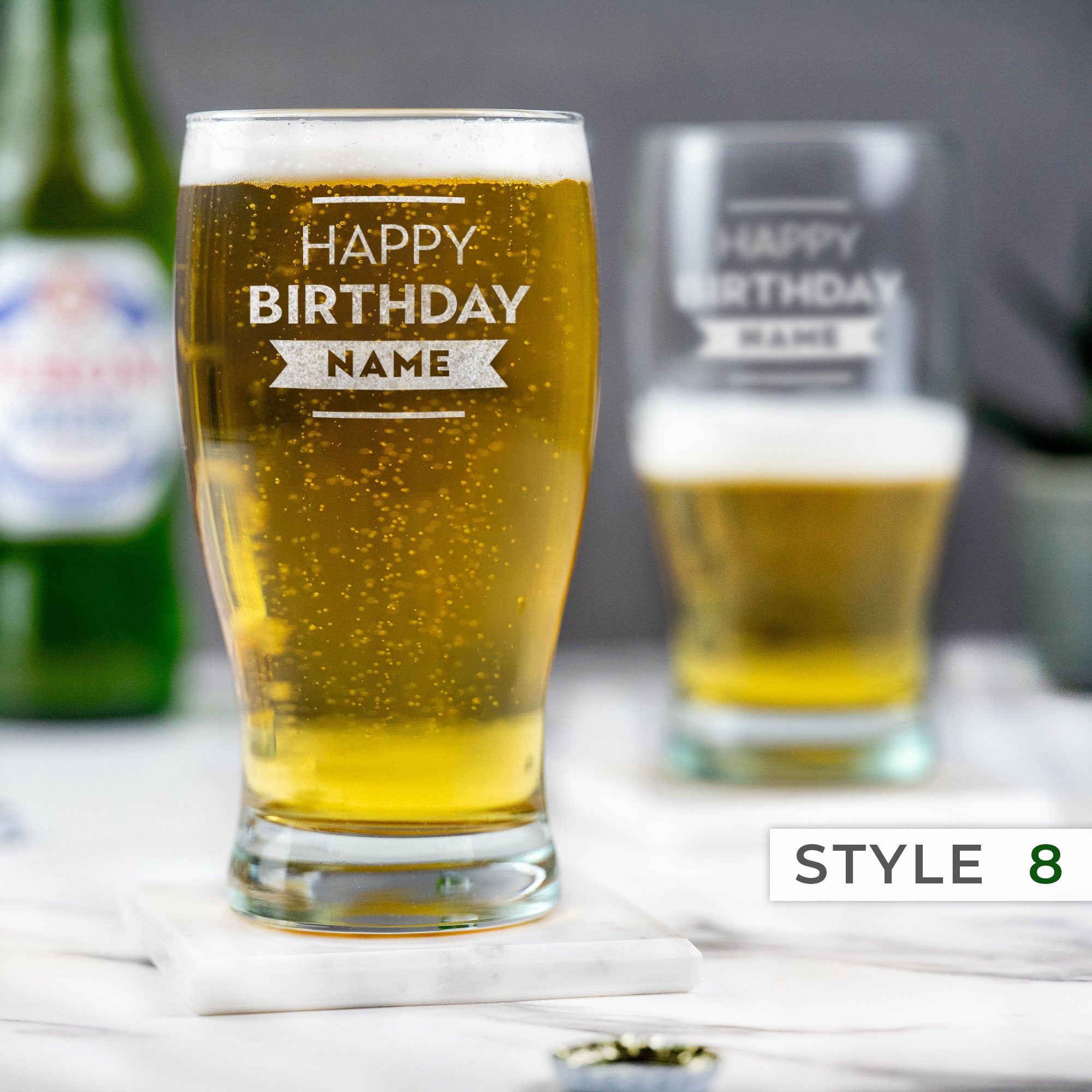 Personalised Engraved Pint Glass