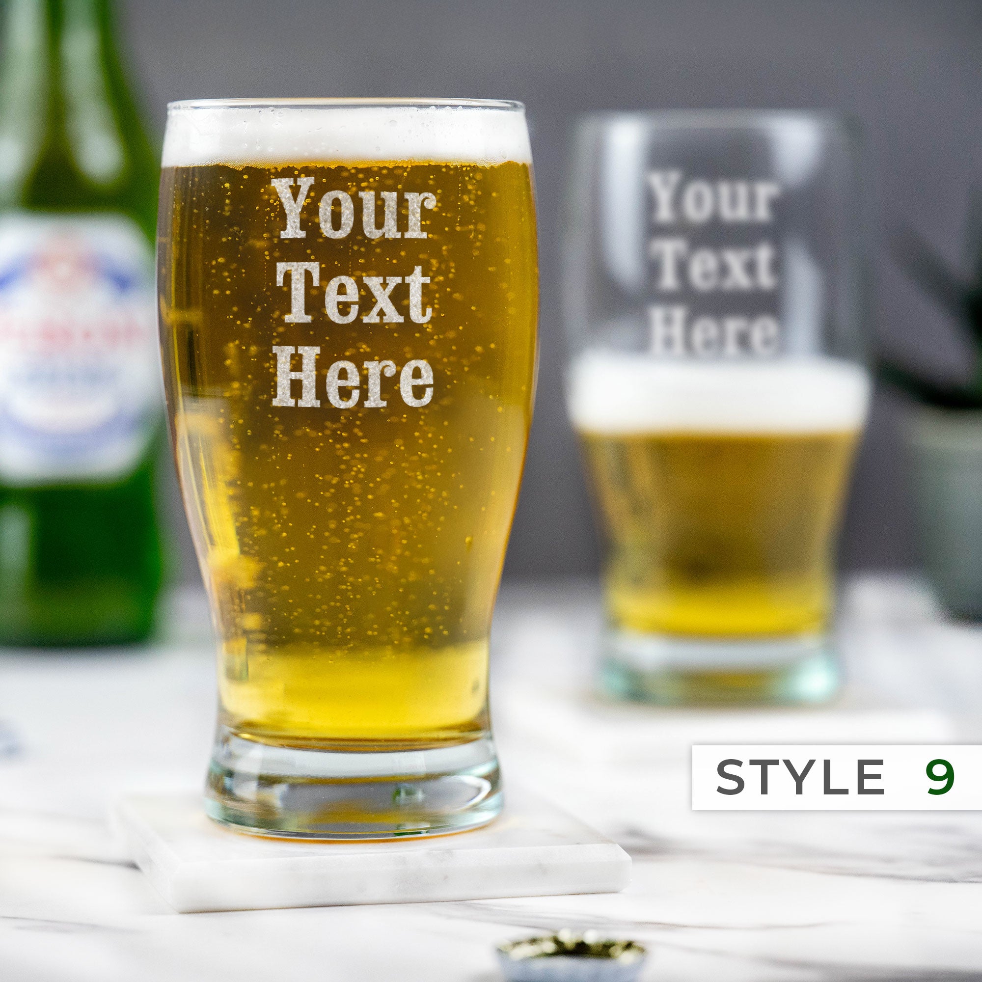 Personalised Engraved Pint Glass