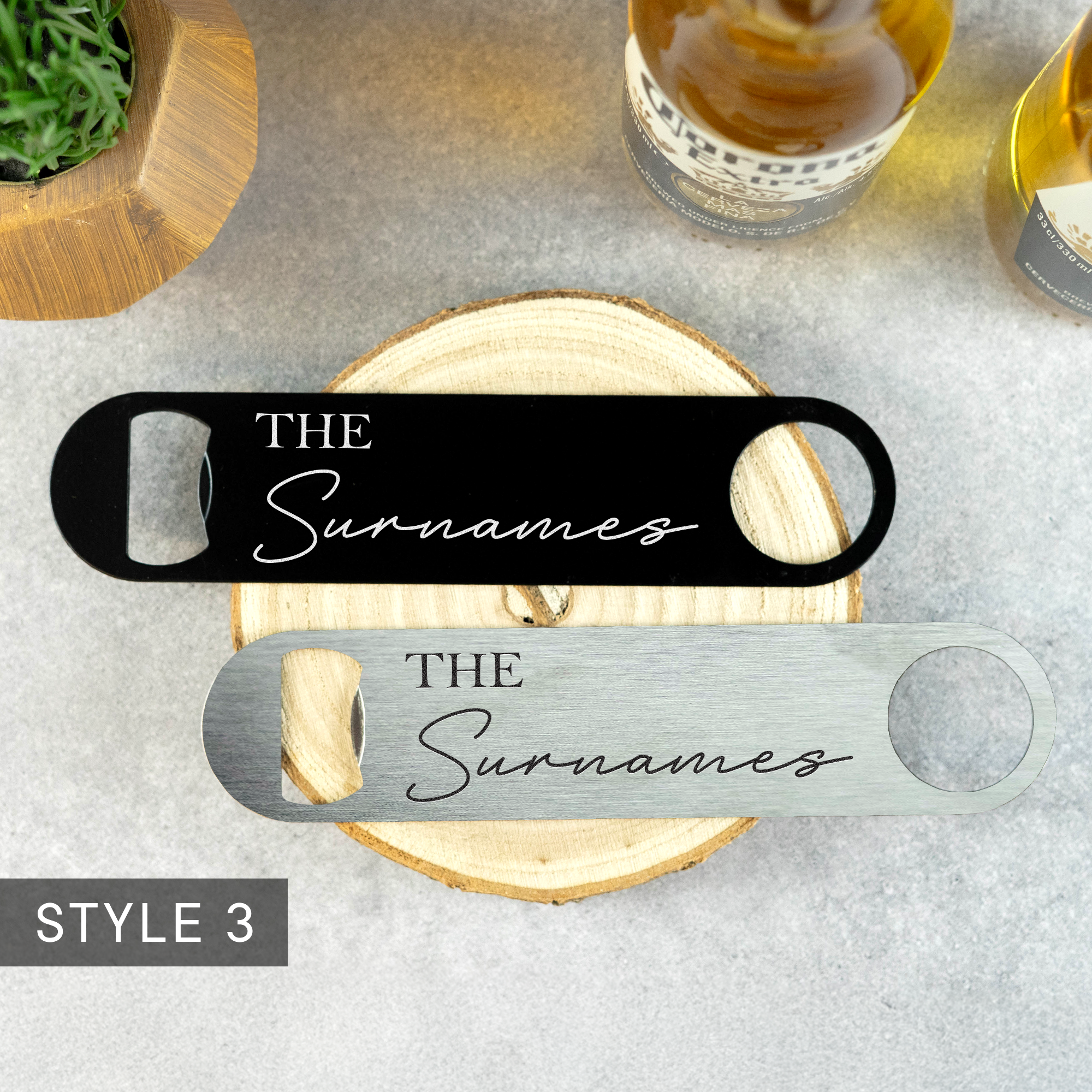 Personalised Printed Metal Bottle Opener