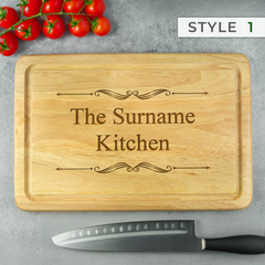 Personalised Engraved Rectangle Chopping Board