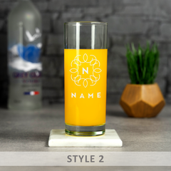 Personalised Engraved High Ball Glass