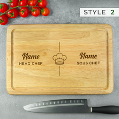 Personalised Engraved Rectangle Chopping Board